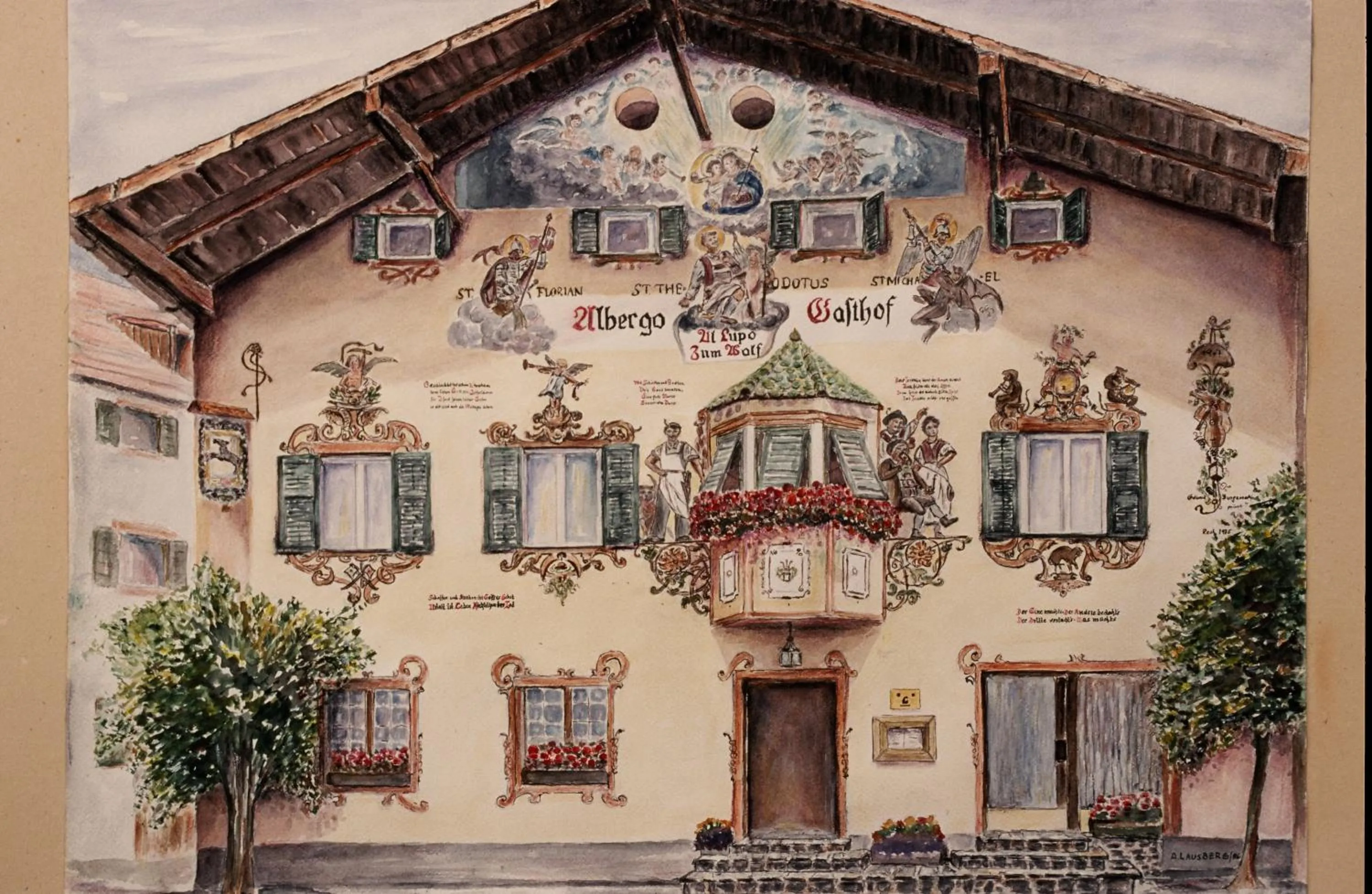 Facade/entrance in Hotel zum Wolf