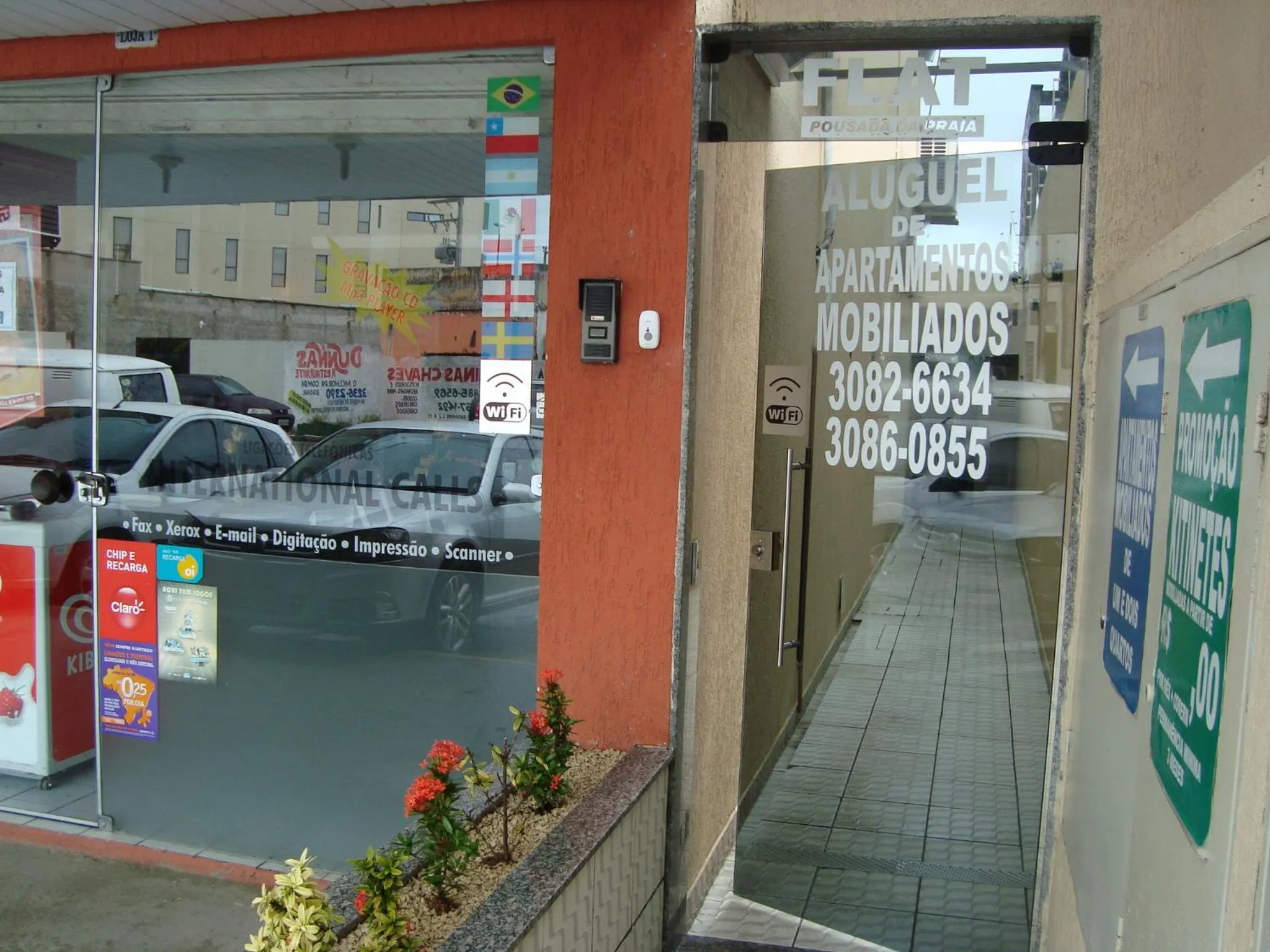 Facade/entrance in Flat Pousada da Praia