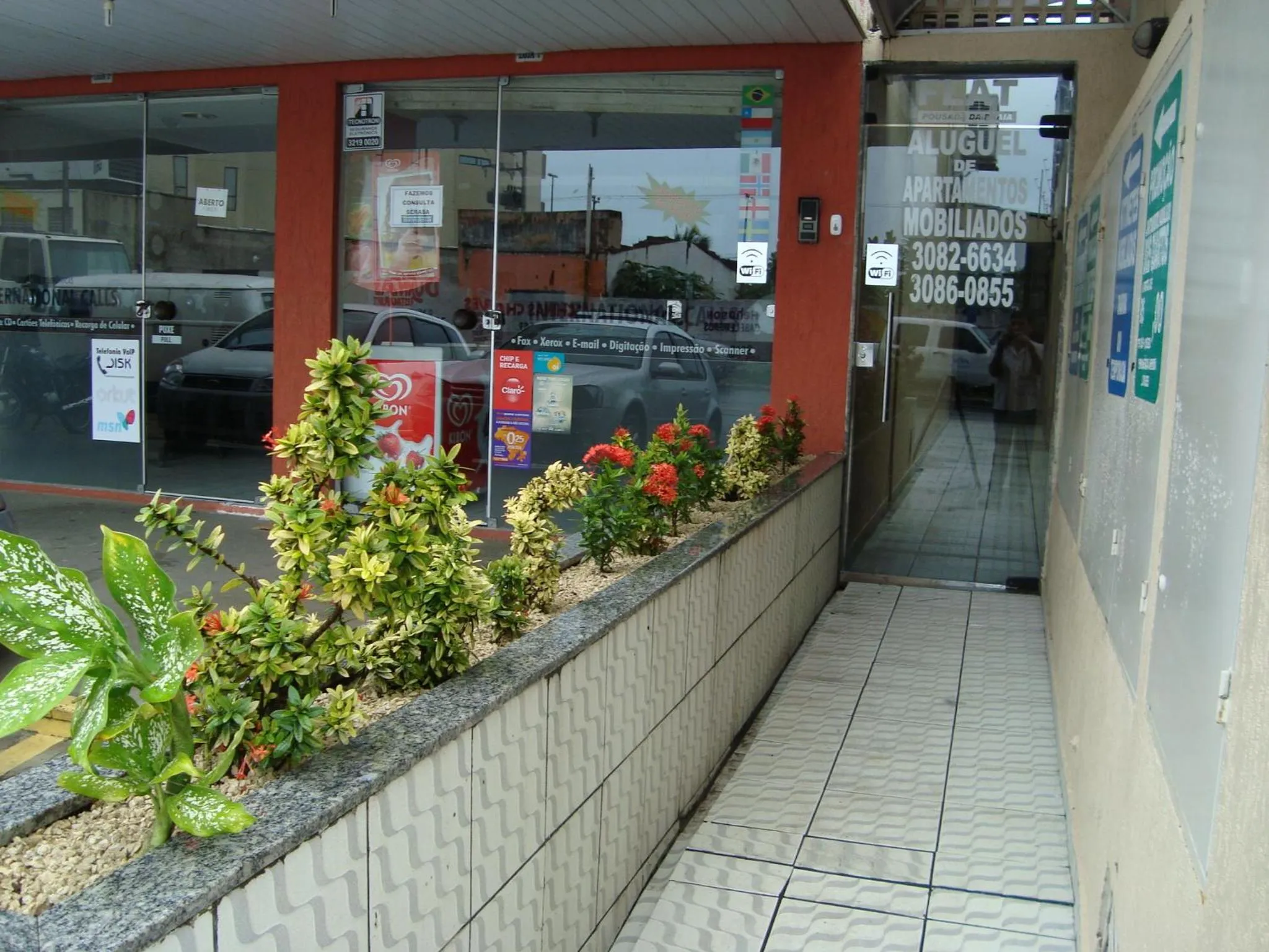 Facade/entrance in Flat Pousada da Praia