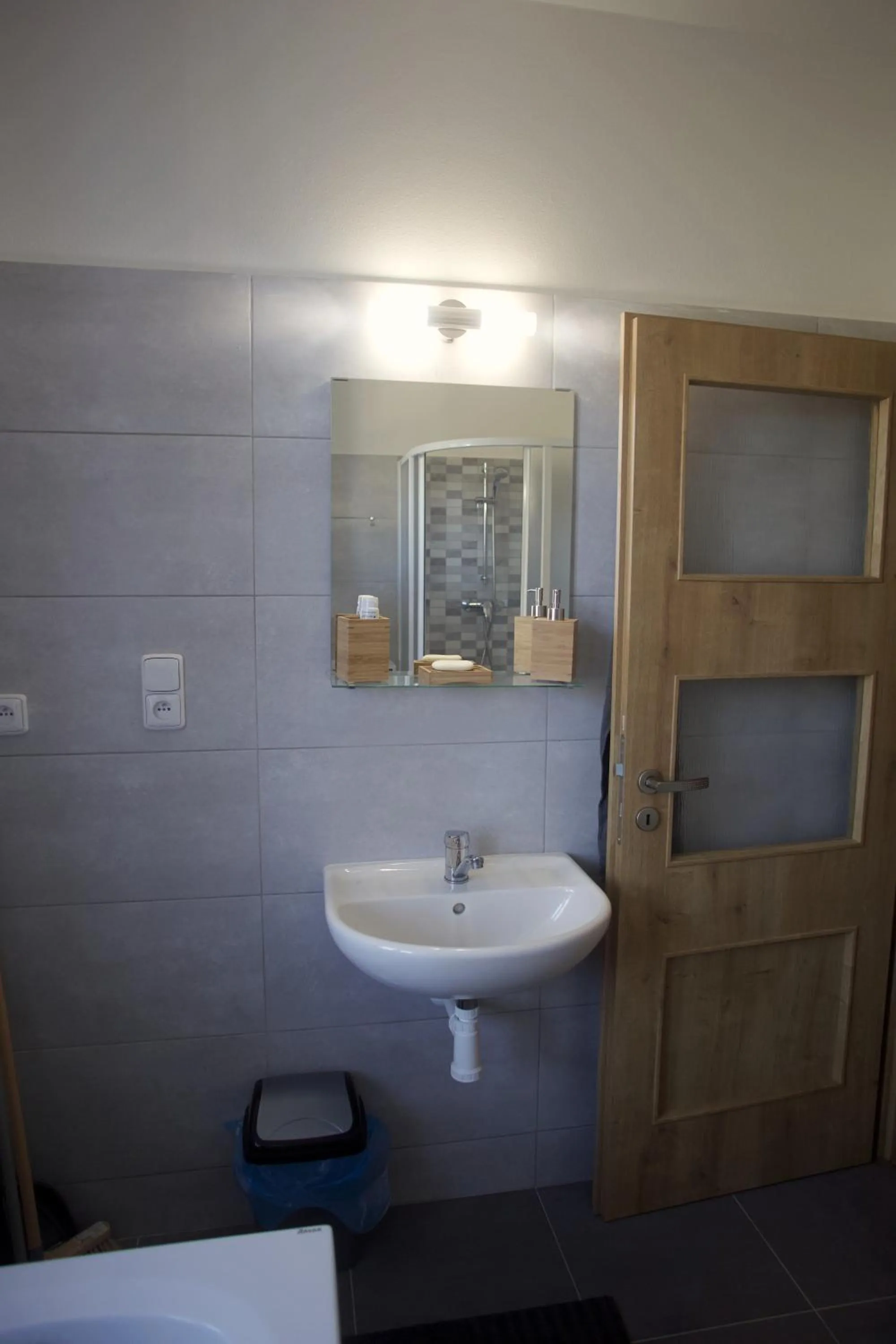 Bathroom in Apartmány Ve Mlejně