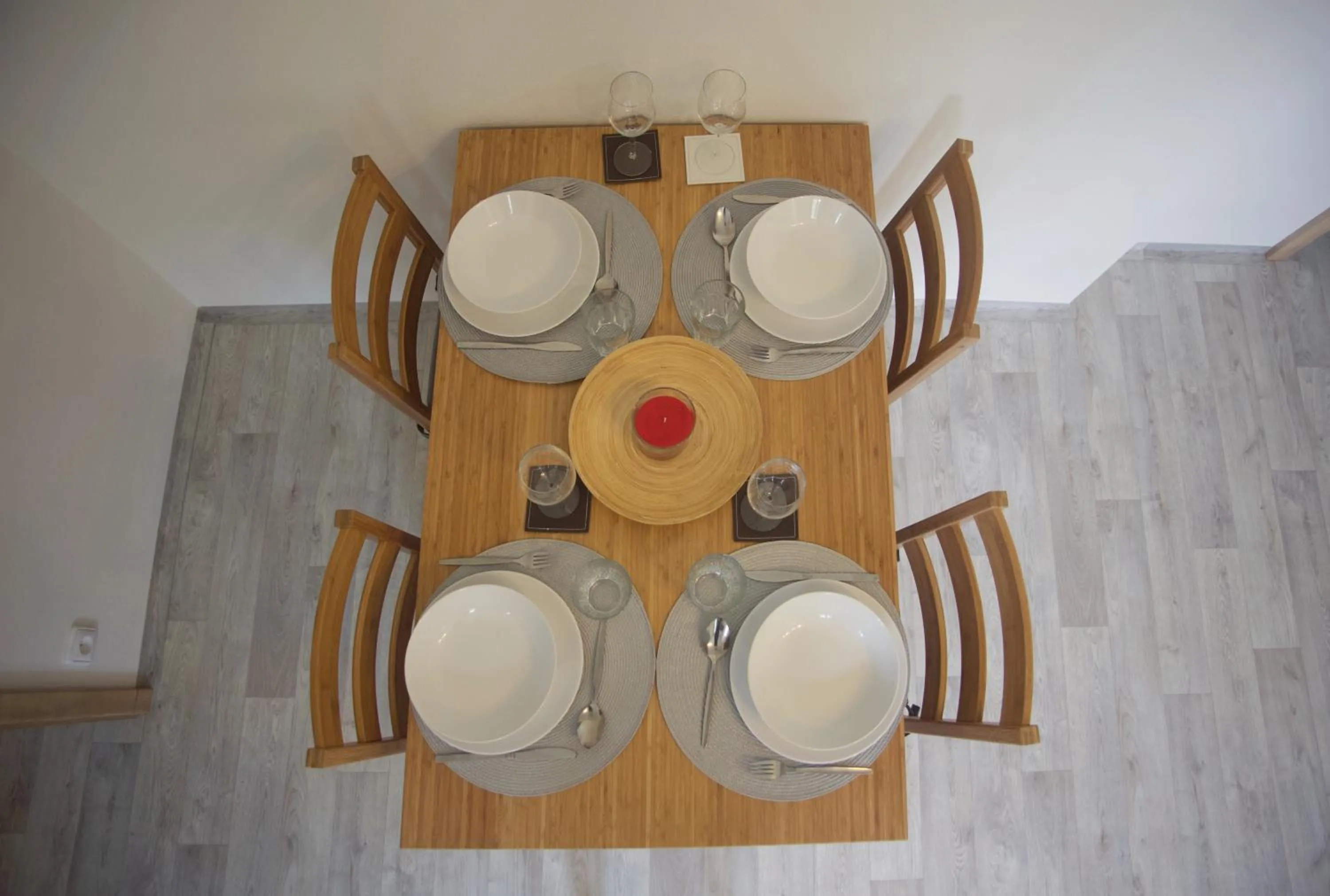 Dining area in Apartmány Ve Mlejně