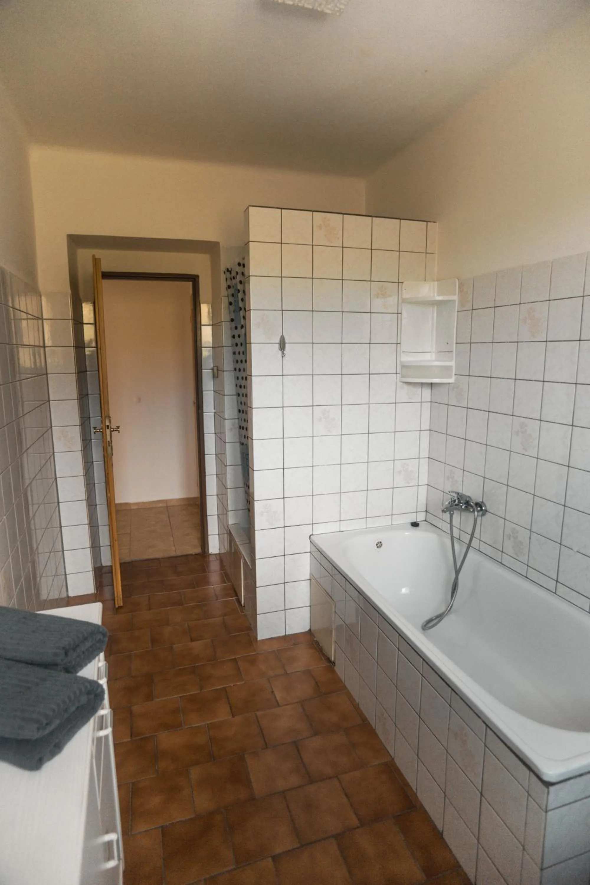 Shower in Apartmány Ve Mlejně