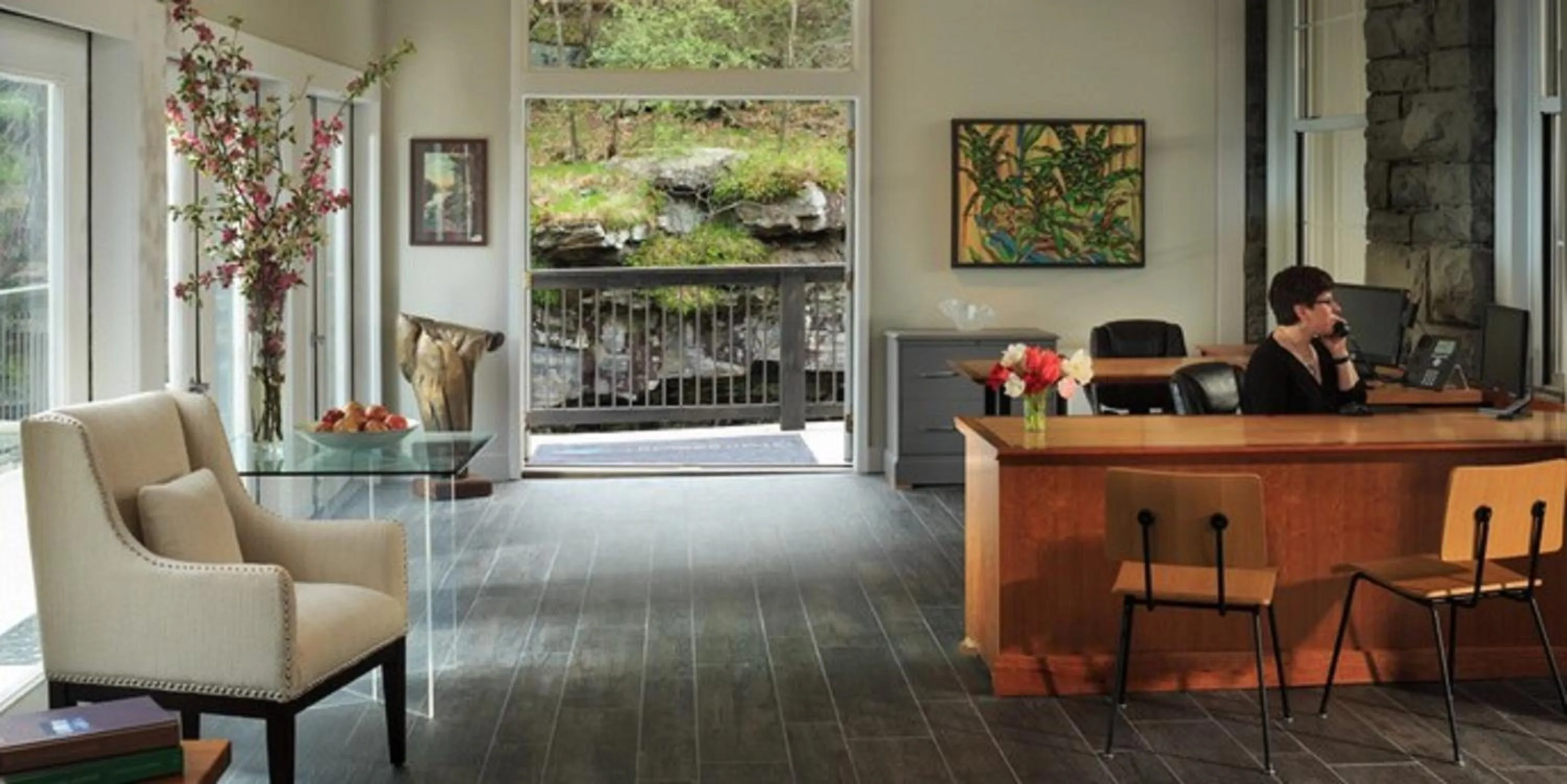 Staff in Ledges Hotel