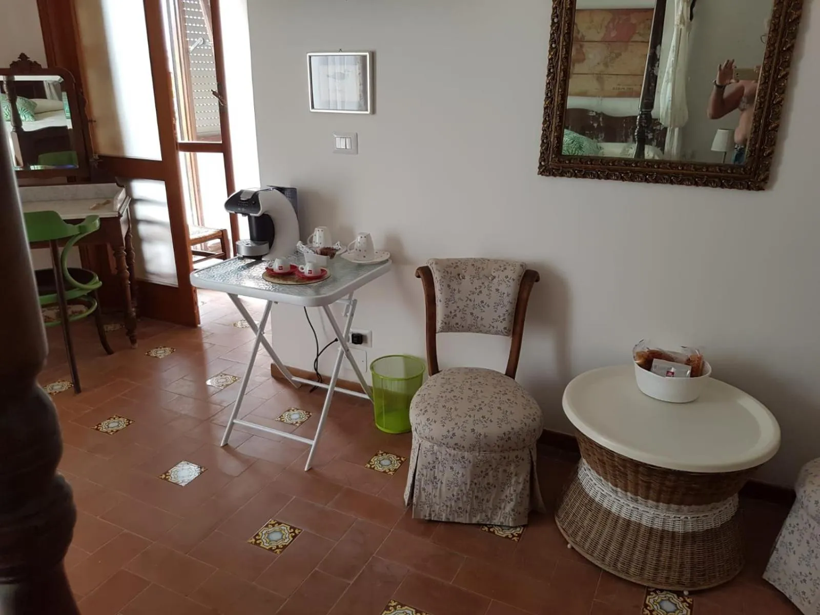 Food and drinks in La terrazza di Anna