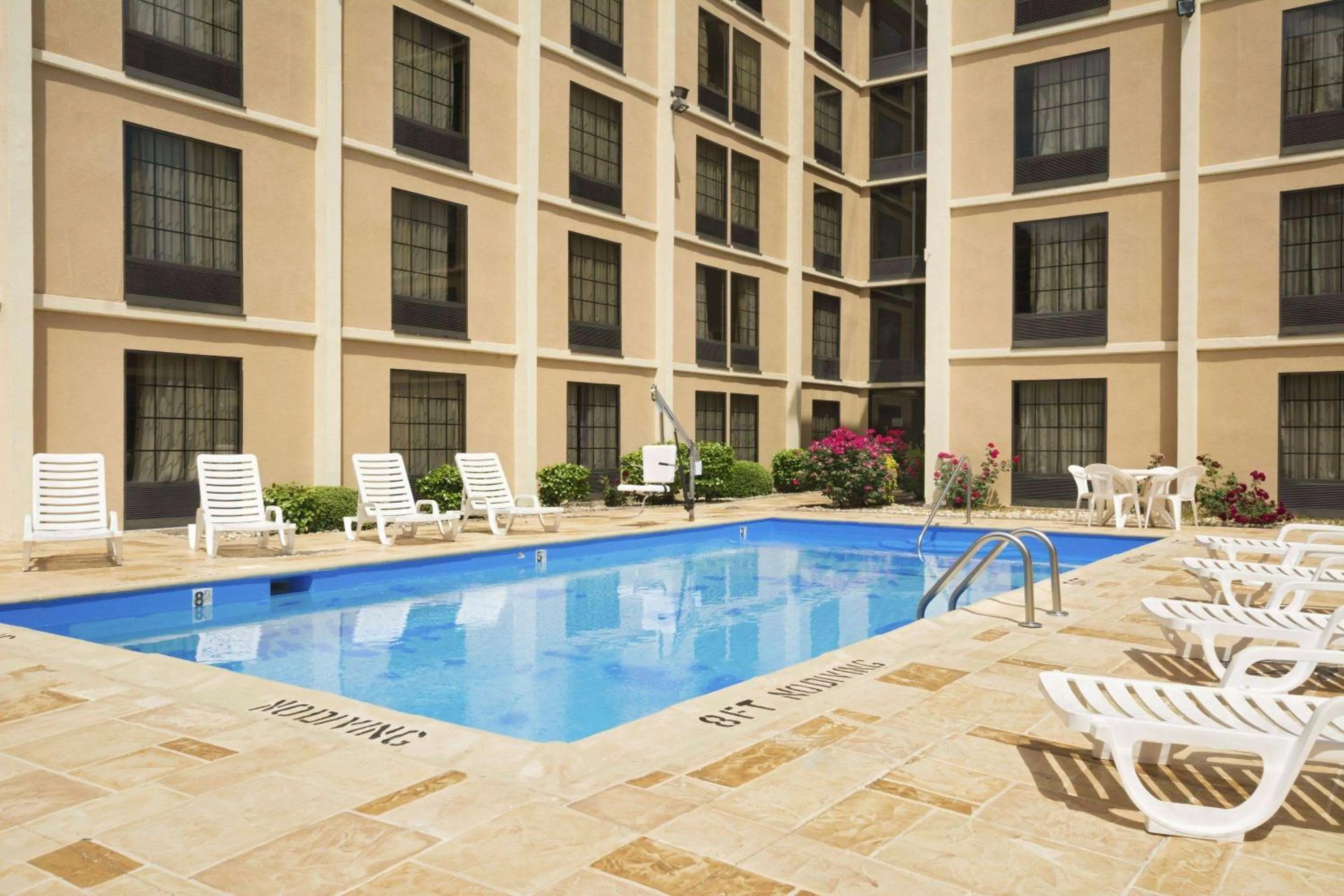 Pool view in Days Inn by Wyndham Rome Downtown