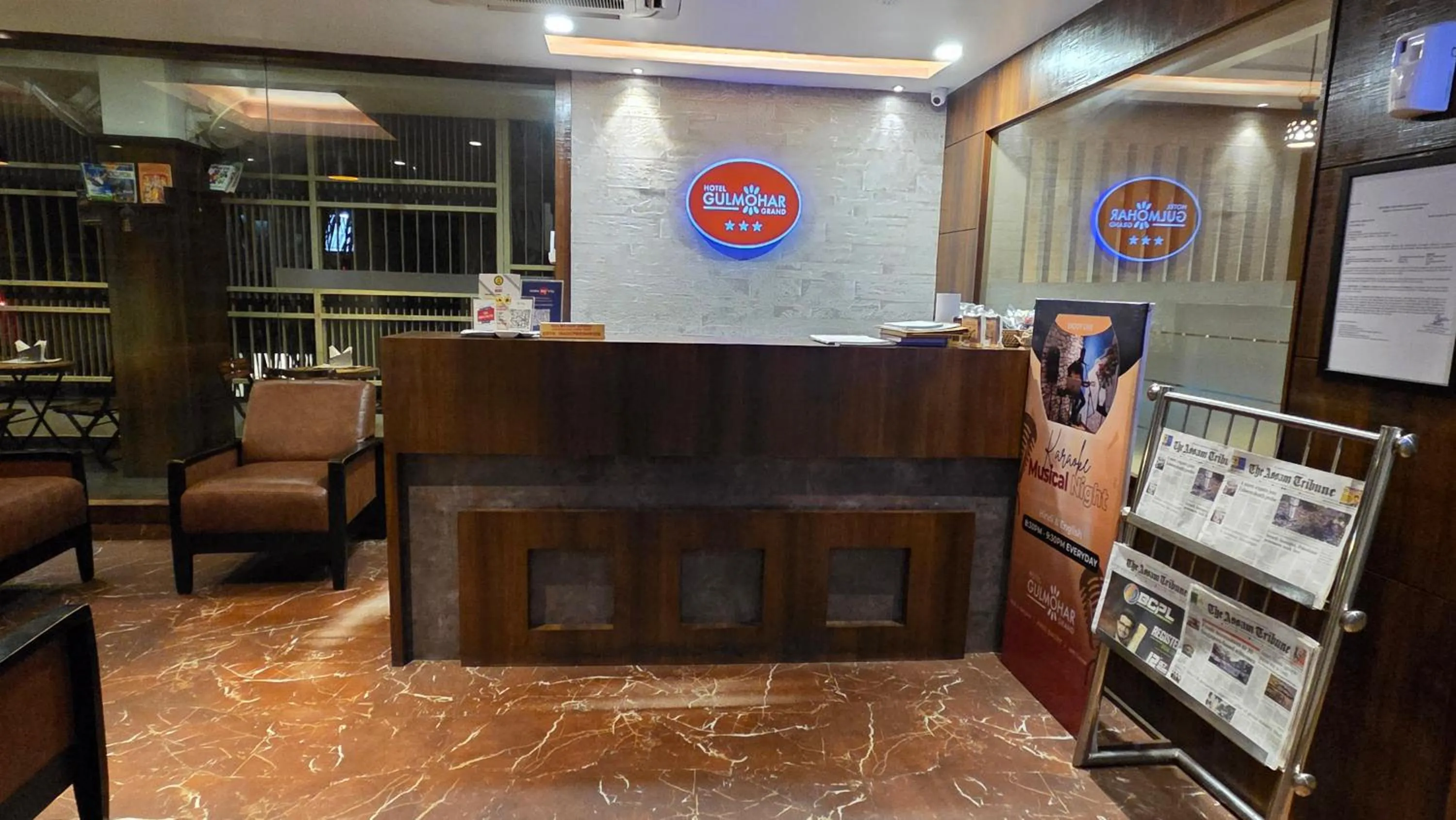 Lobby or reception in Hotel Gulmohar Grand