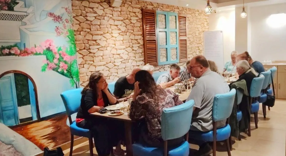 Dining area in Hotel Gulmohar Grand