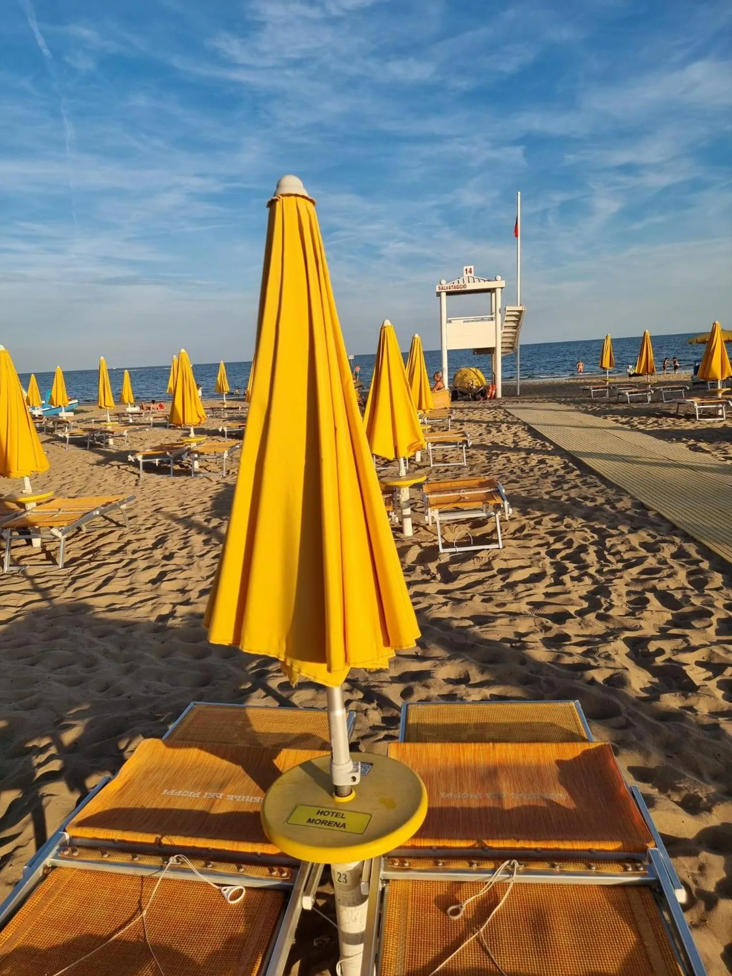 Beach in Hotel Morena