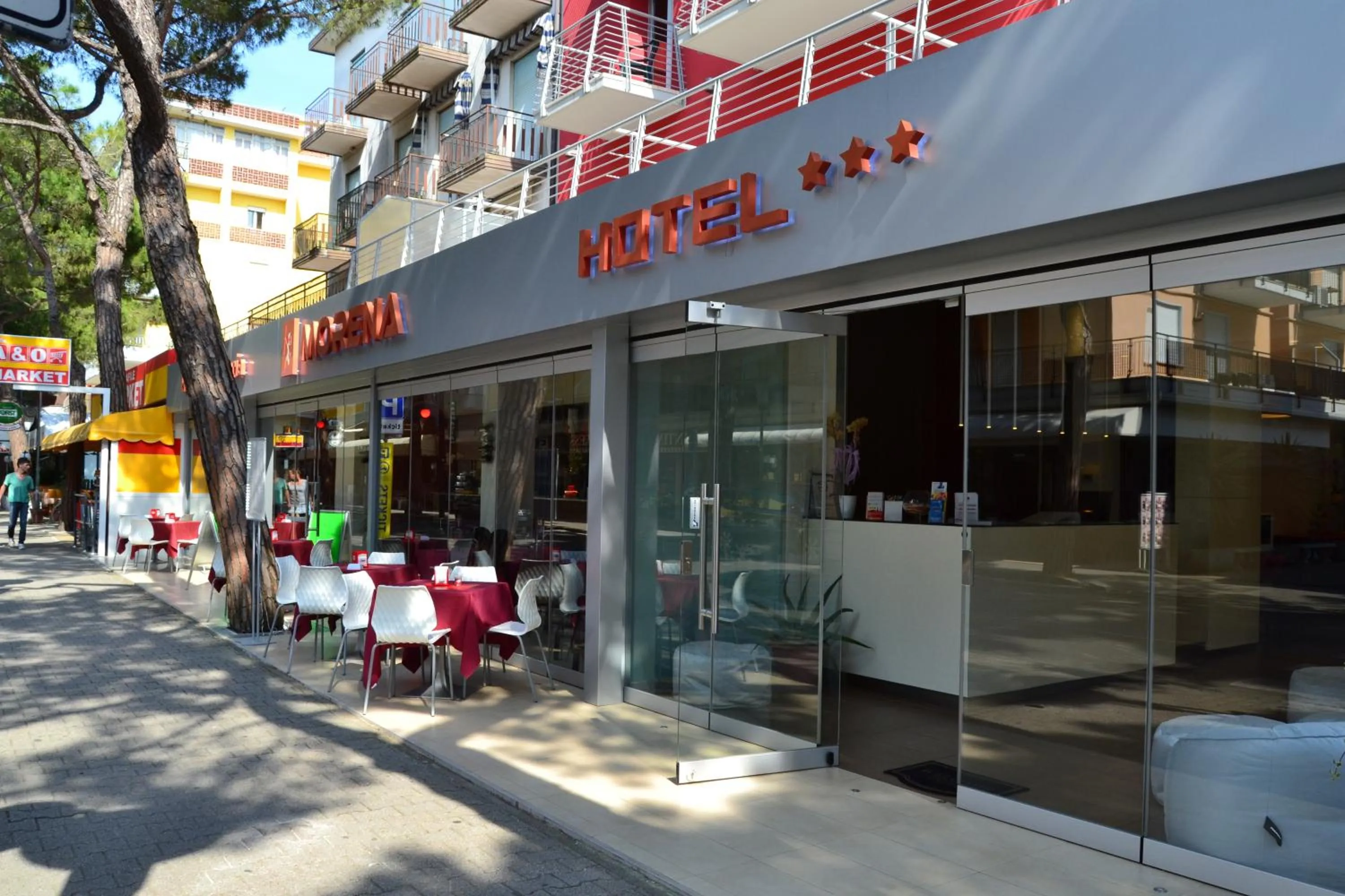 Facade/entrance in Hotel Morena