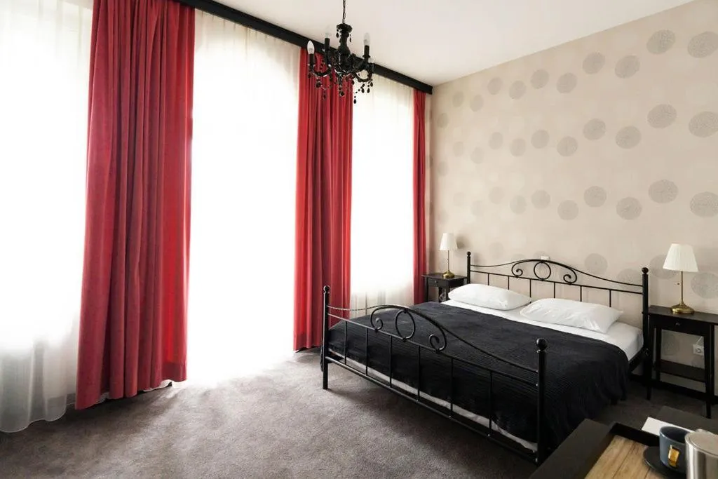 Balcony/Terrace, Bed in Penzion Vila Prešeren