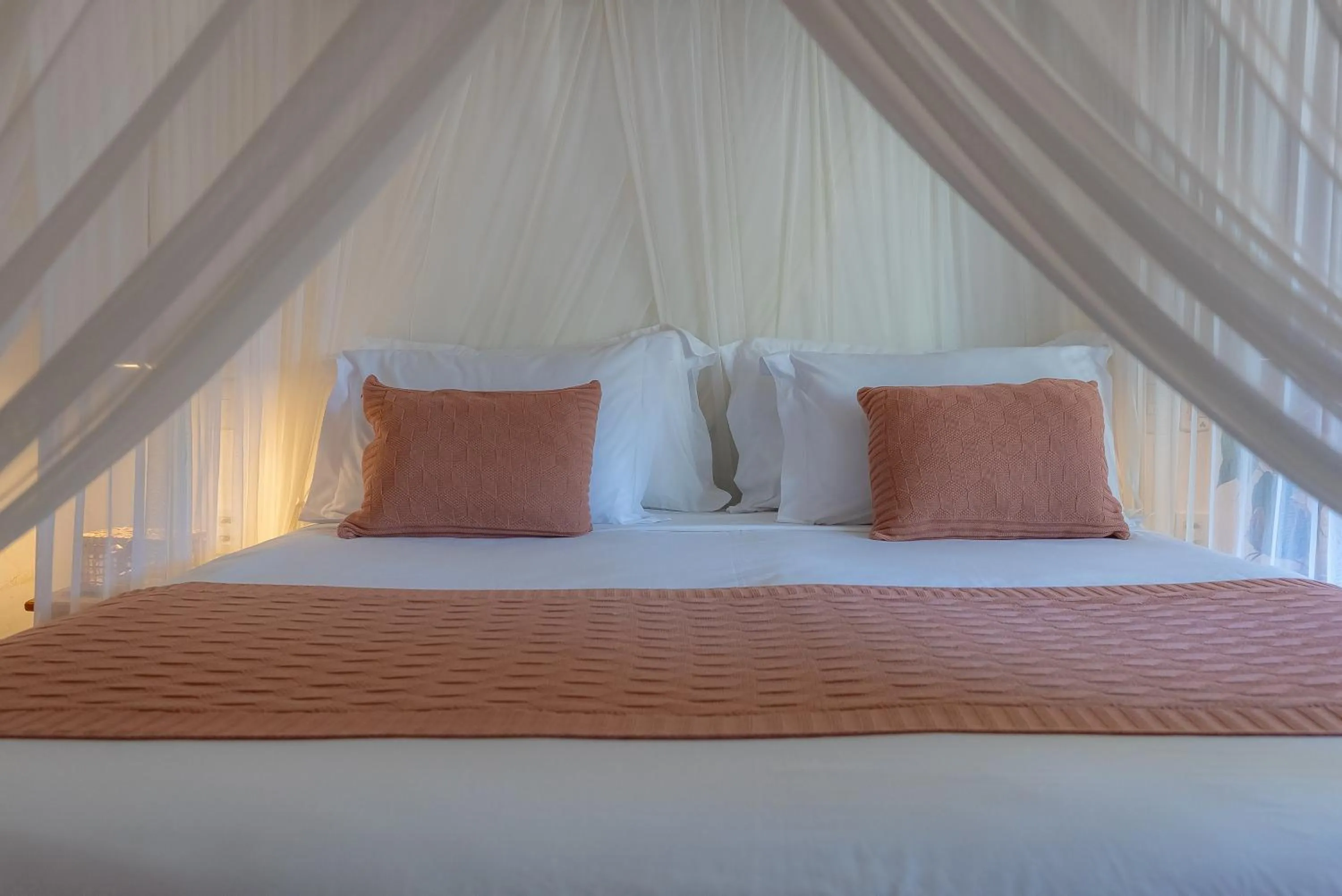 Bed in Pousada Por do Sol Trancoso