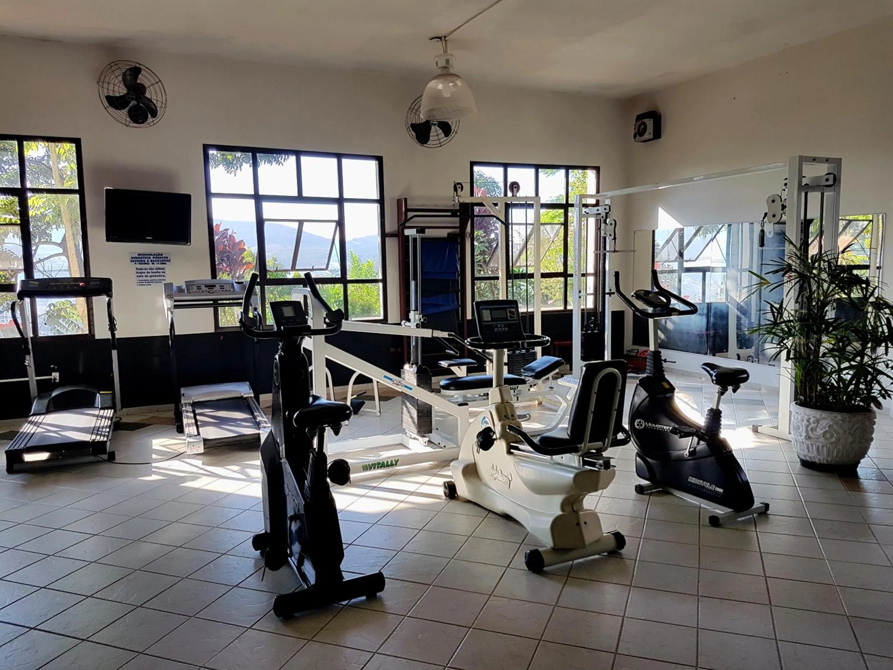 Fitness centre/facilities in Hotel Akropolis