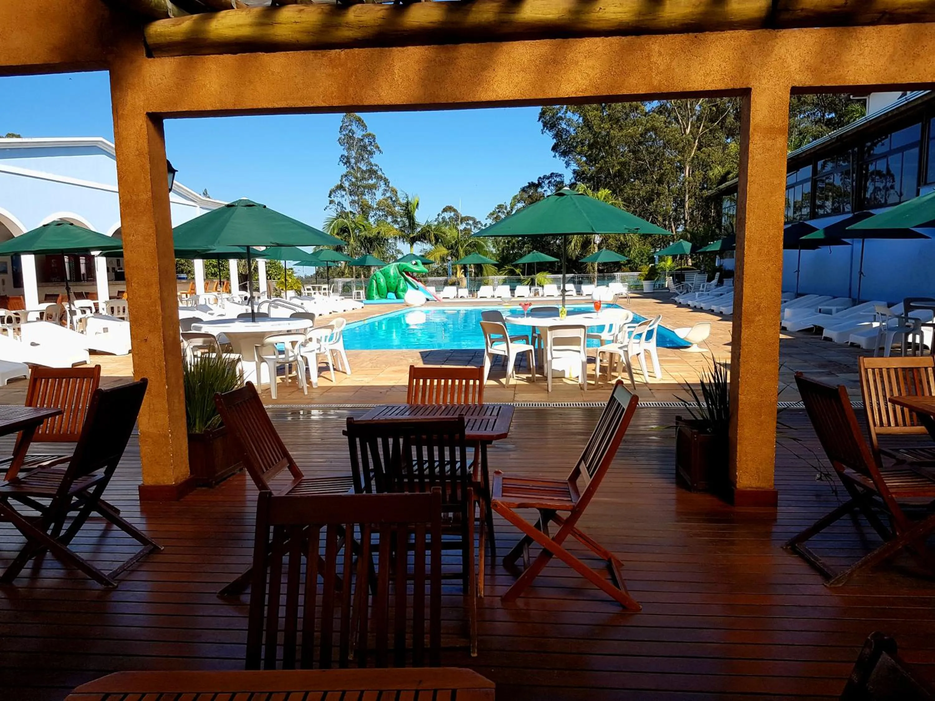 Patio in Hotel Akropolis