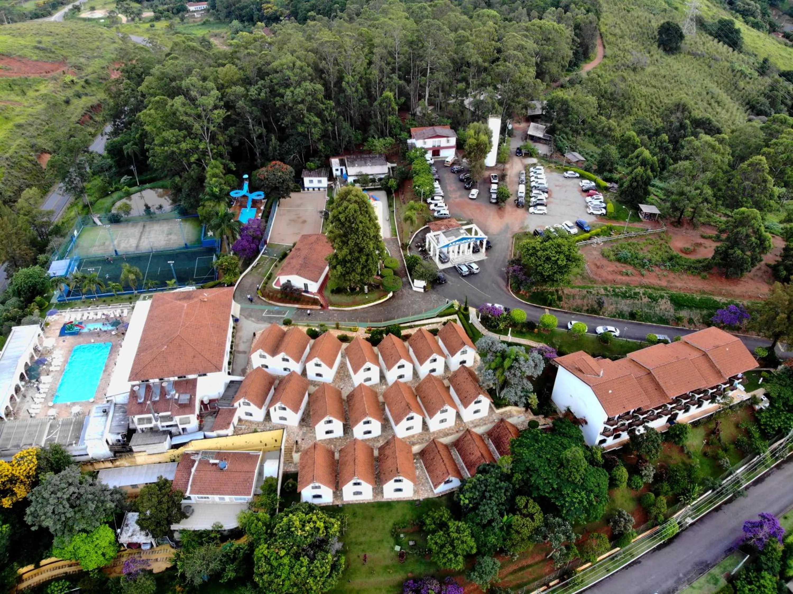 Bird's eye view in Hotel Akropolis