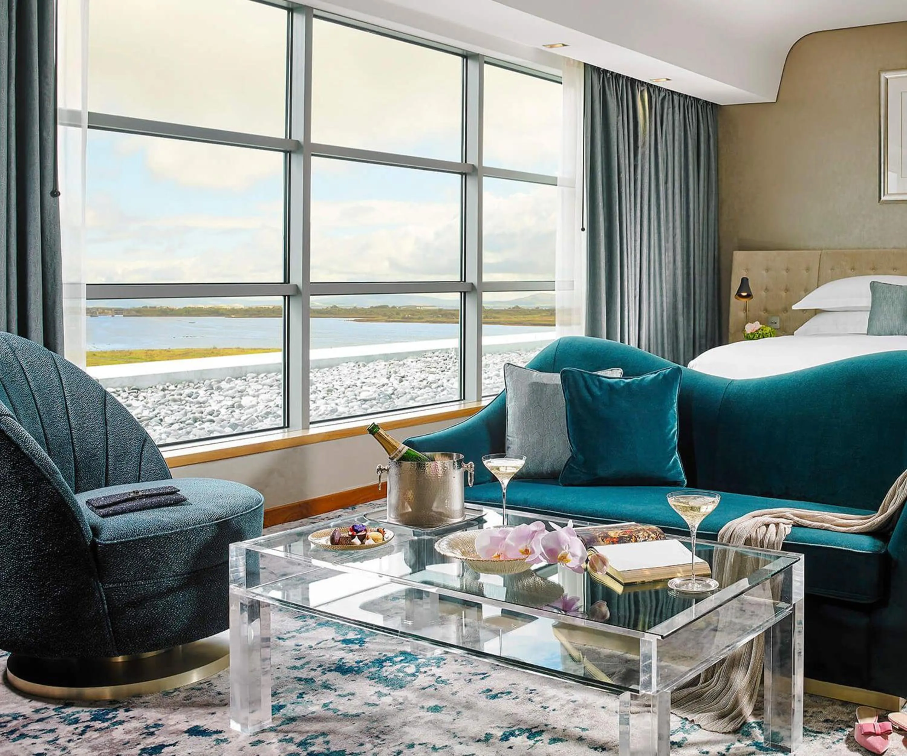 Bed in The g Hotel & Spa