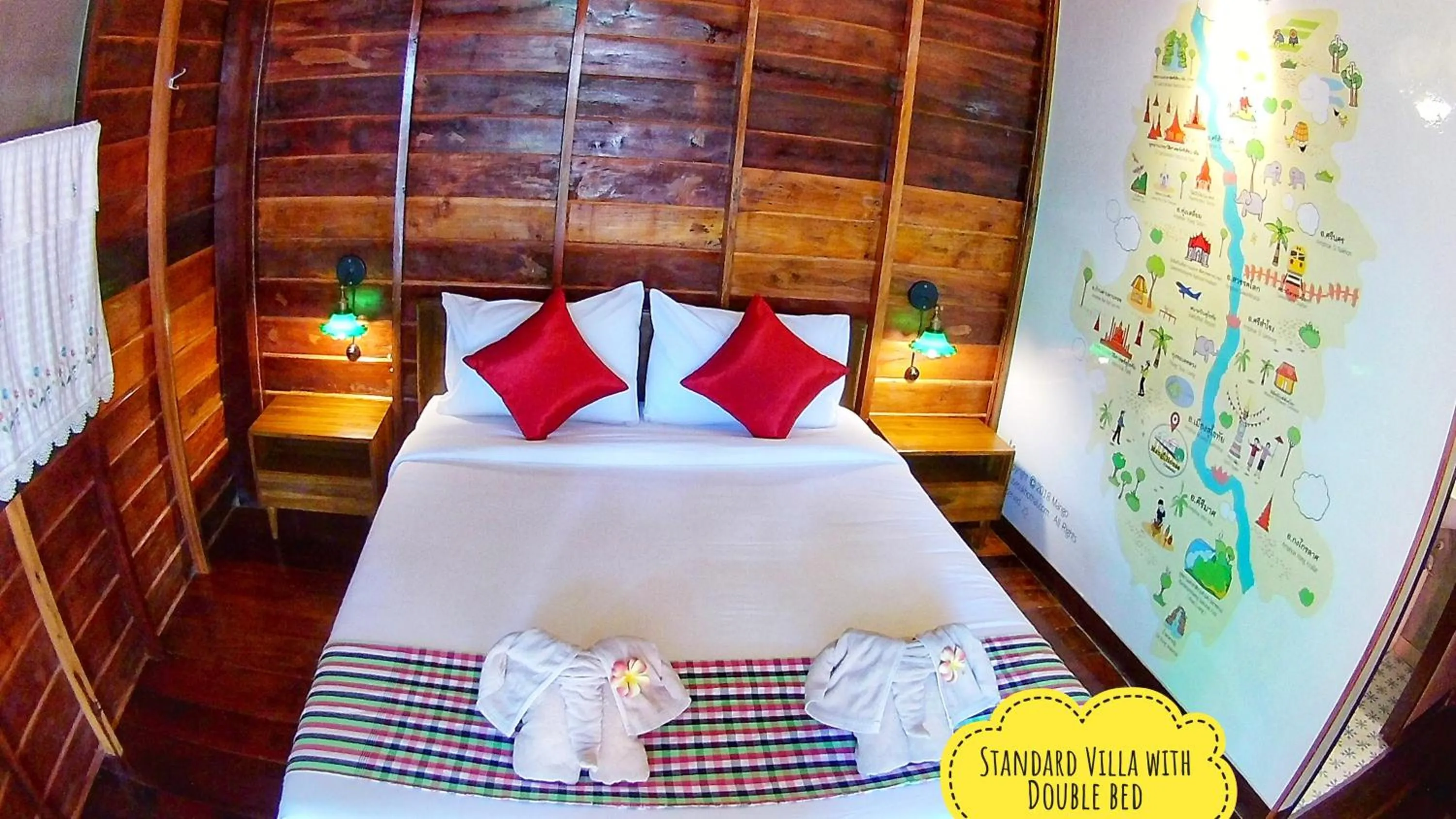 Bed in Mango House Sukhothai