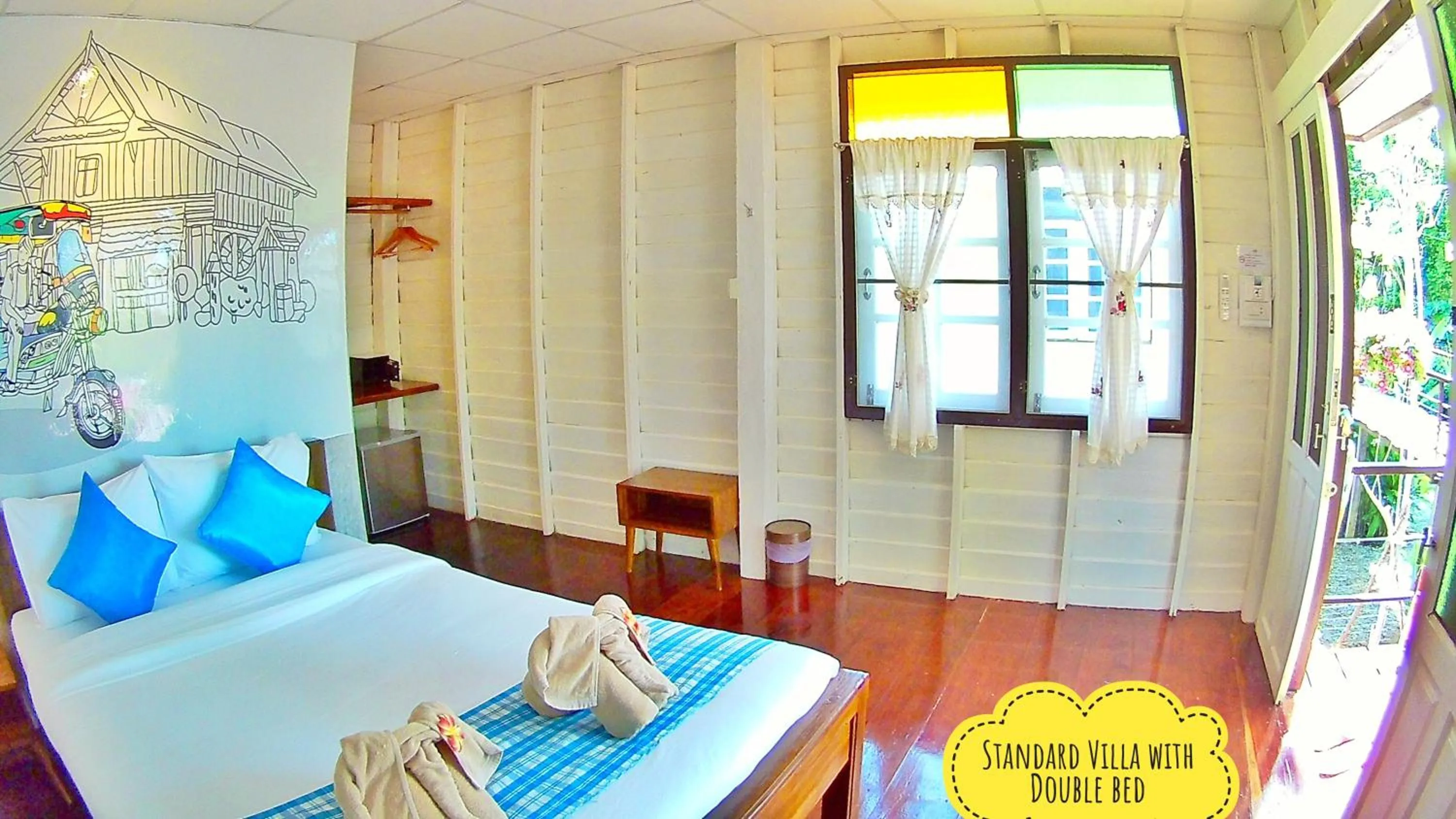 Bed in Mango House Sukhothai