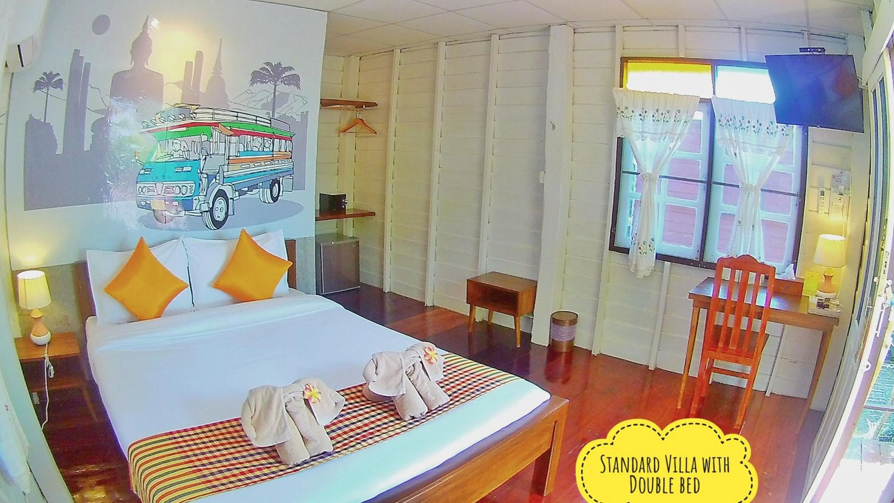 Bed in Mango House Sukhothai