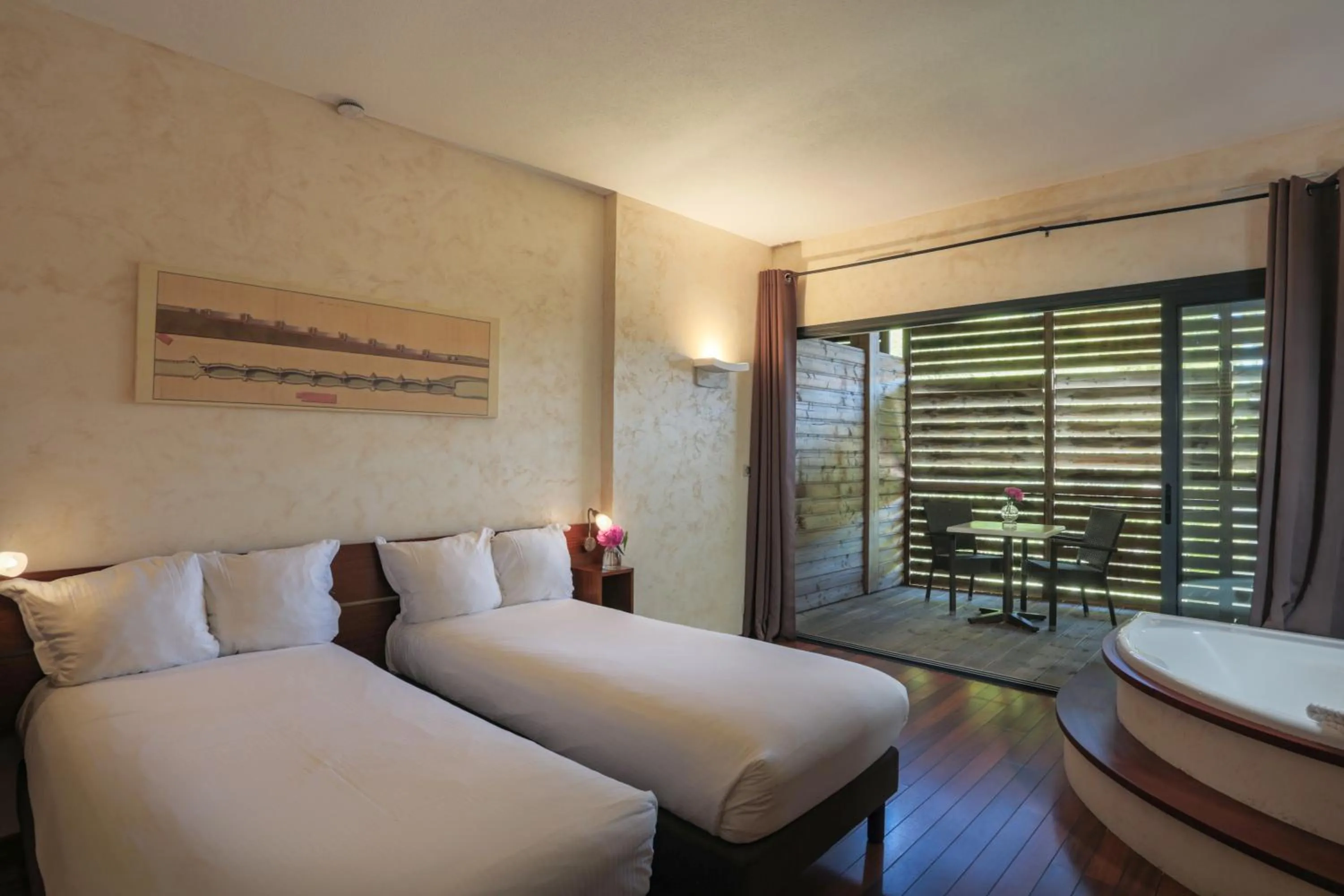 Bed in Ile du Gua Suites