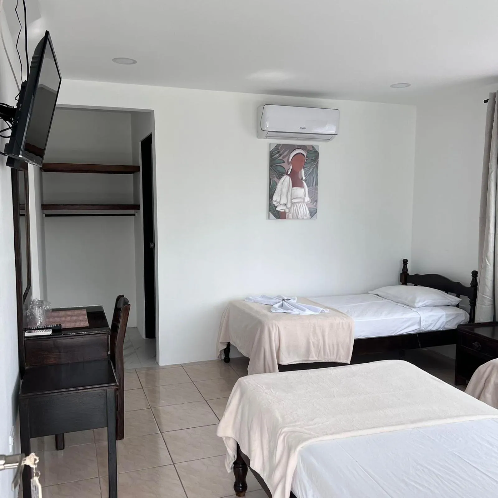 Bed in Hotel Naralit