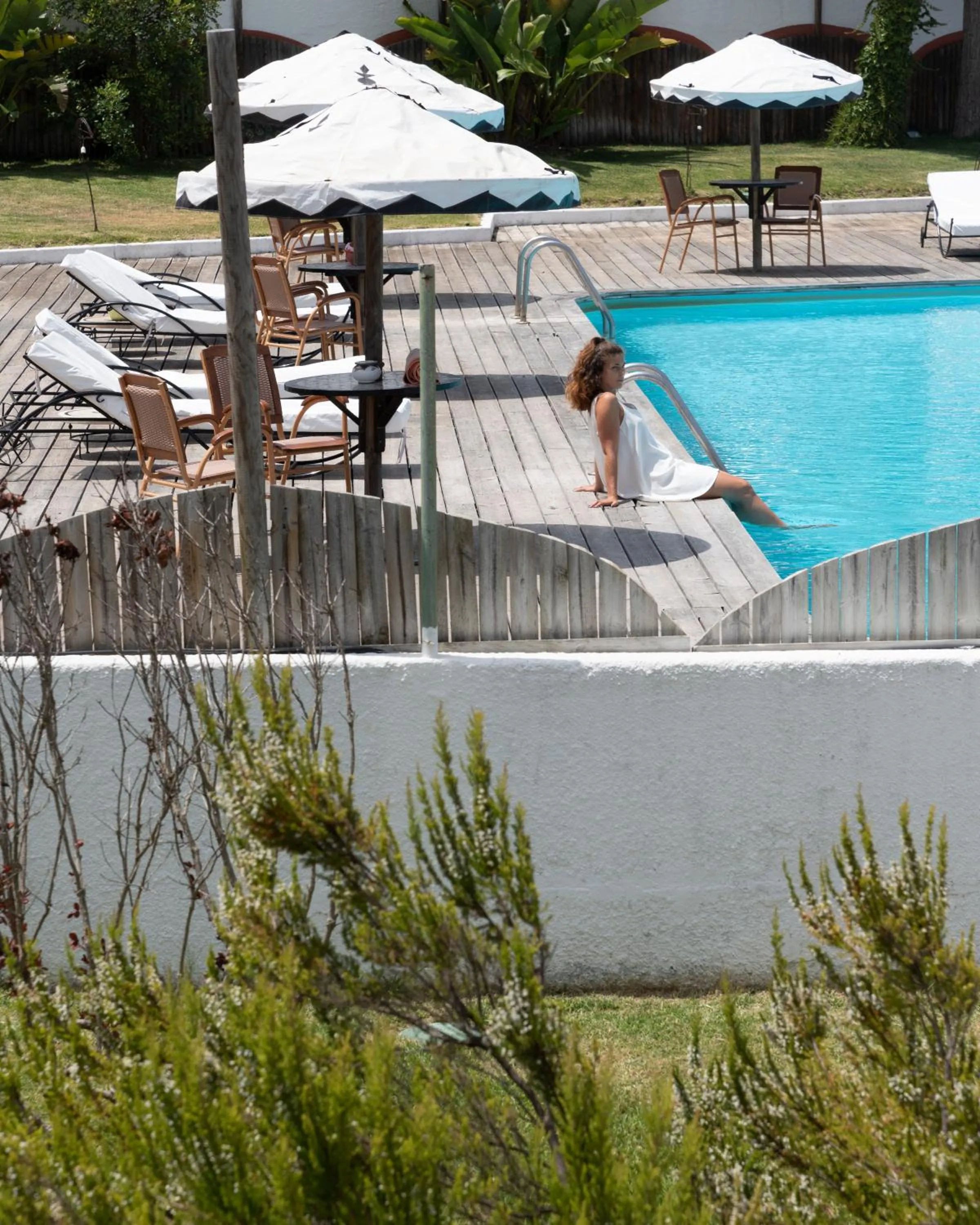 Pool view in Hotel Vale Da Telha