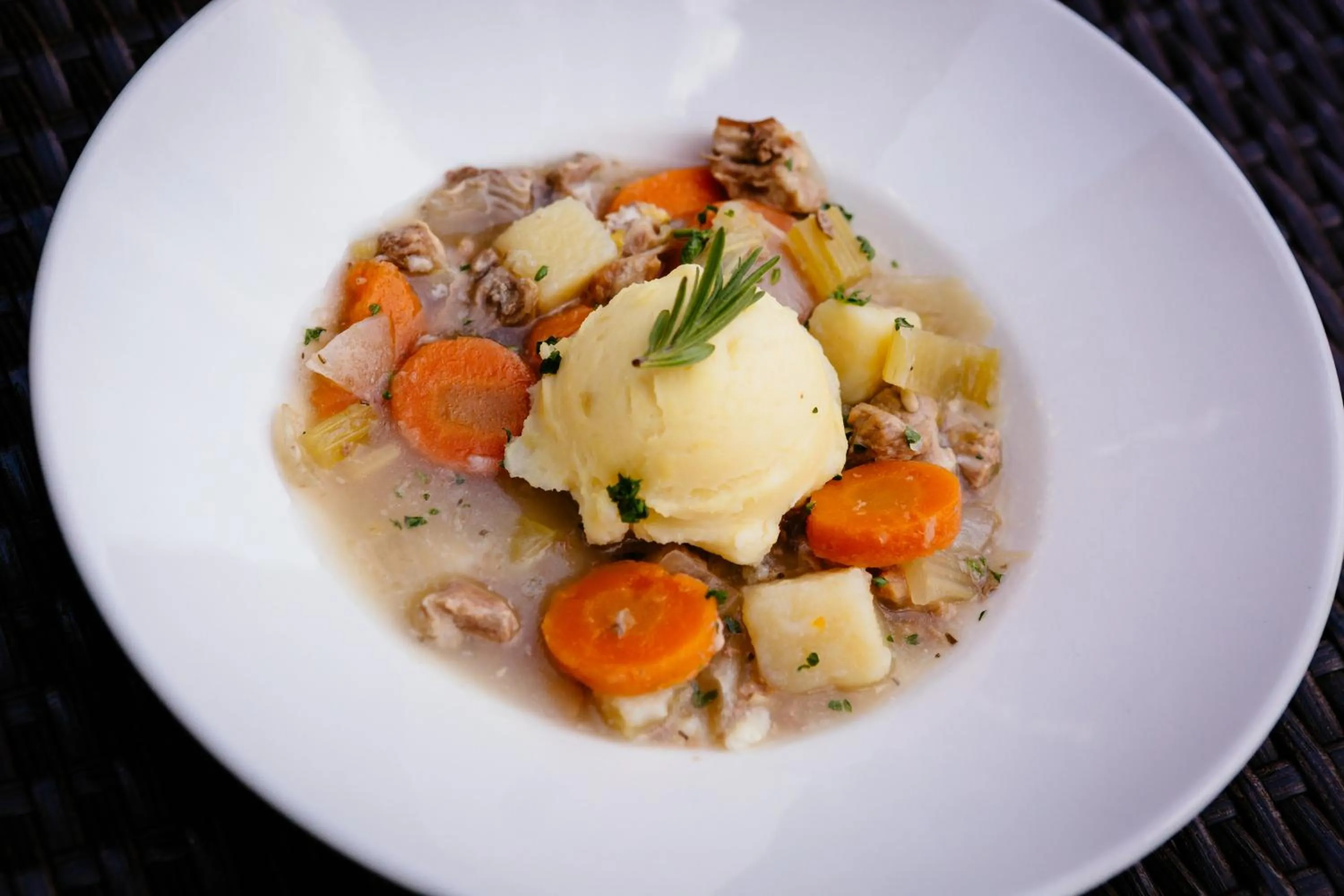 Food close-up in Gleeson's Restaurant & Rooms