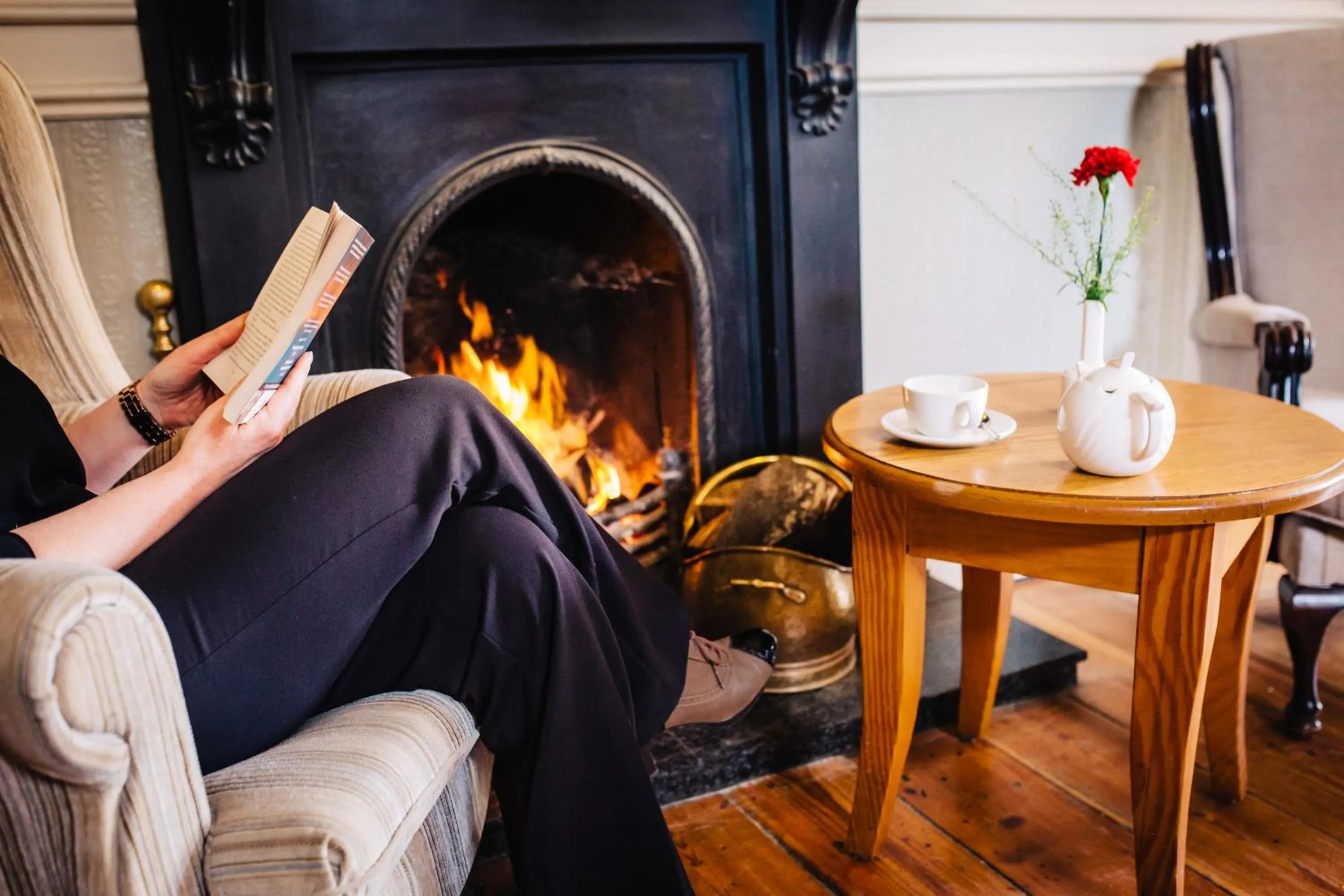 Communal lounge/ TV room in Gleeson's Restaurant & Rooms