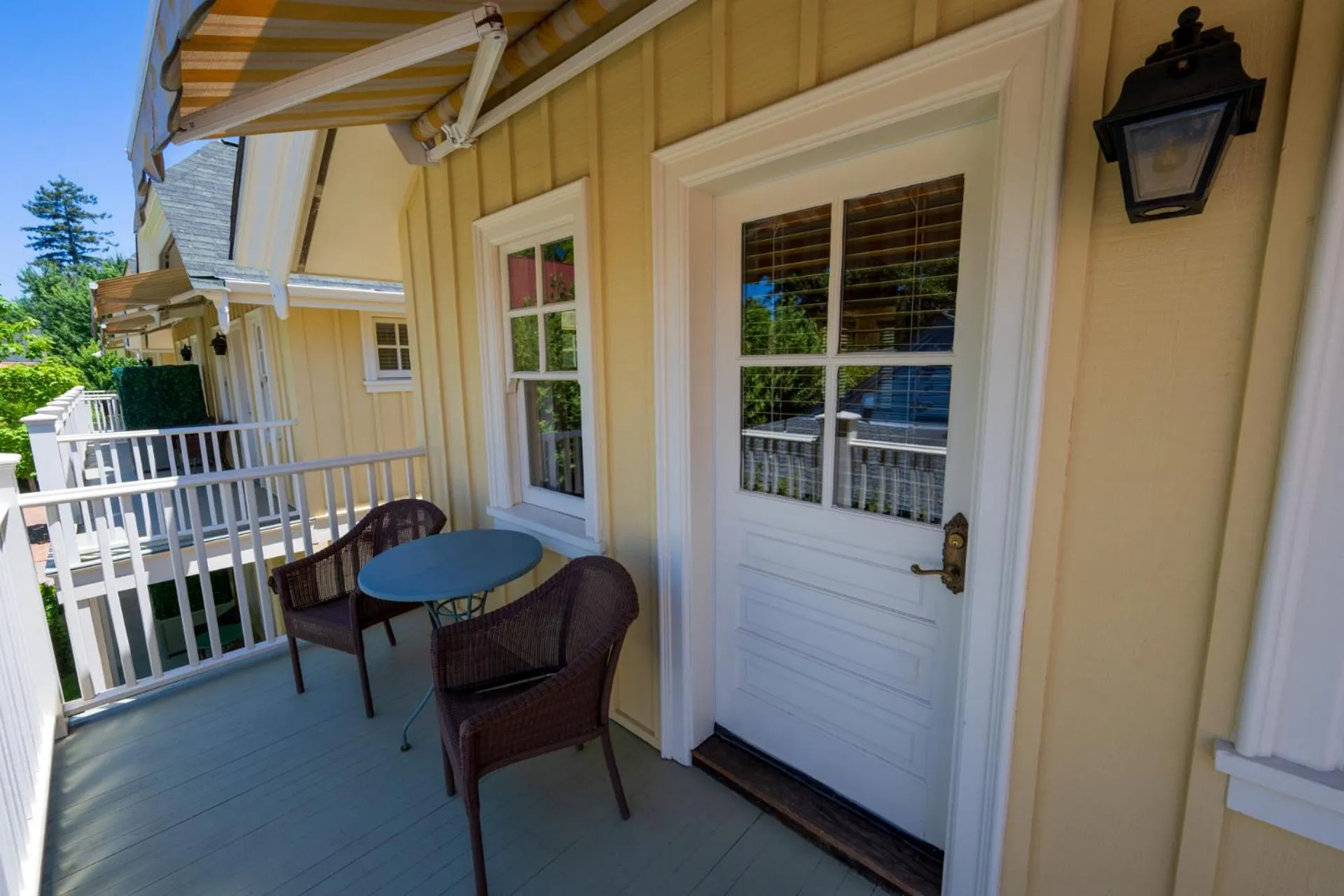 Patio in Tallman Hotel