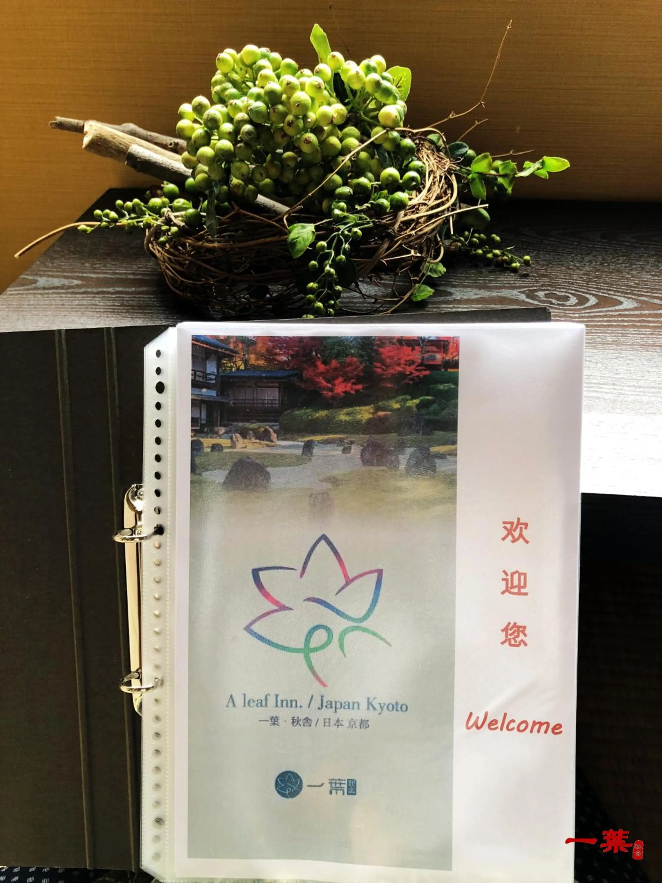 Living room in A Leaf Inn