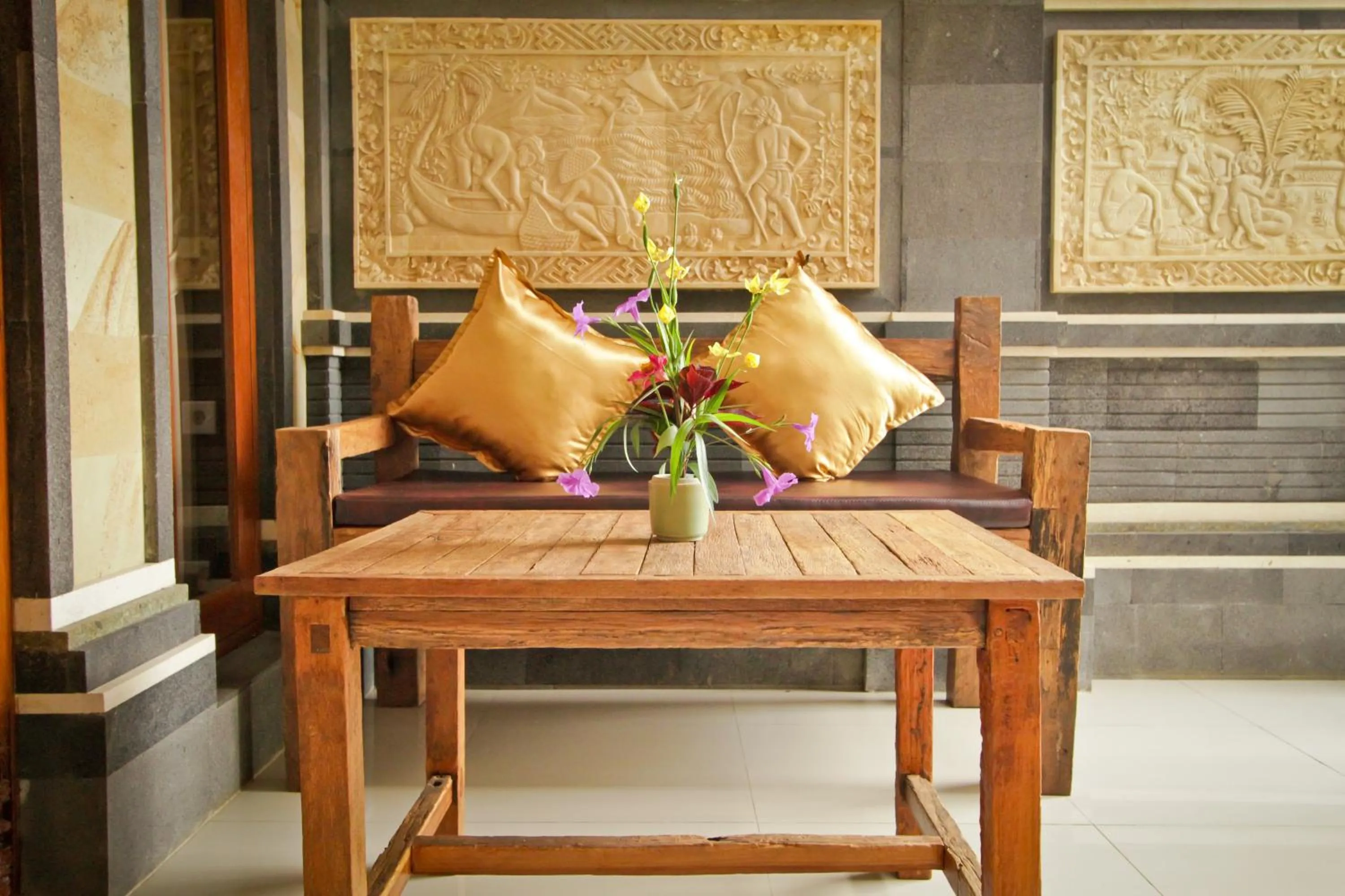 Seating area in Awan Bali House