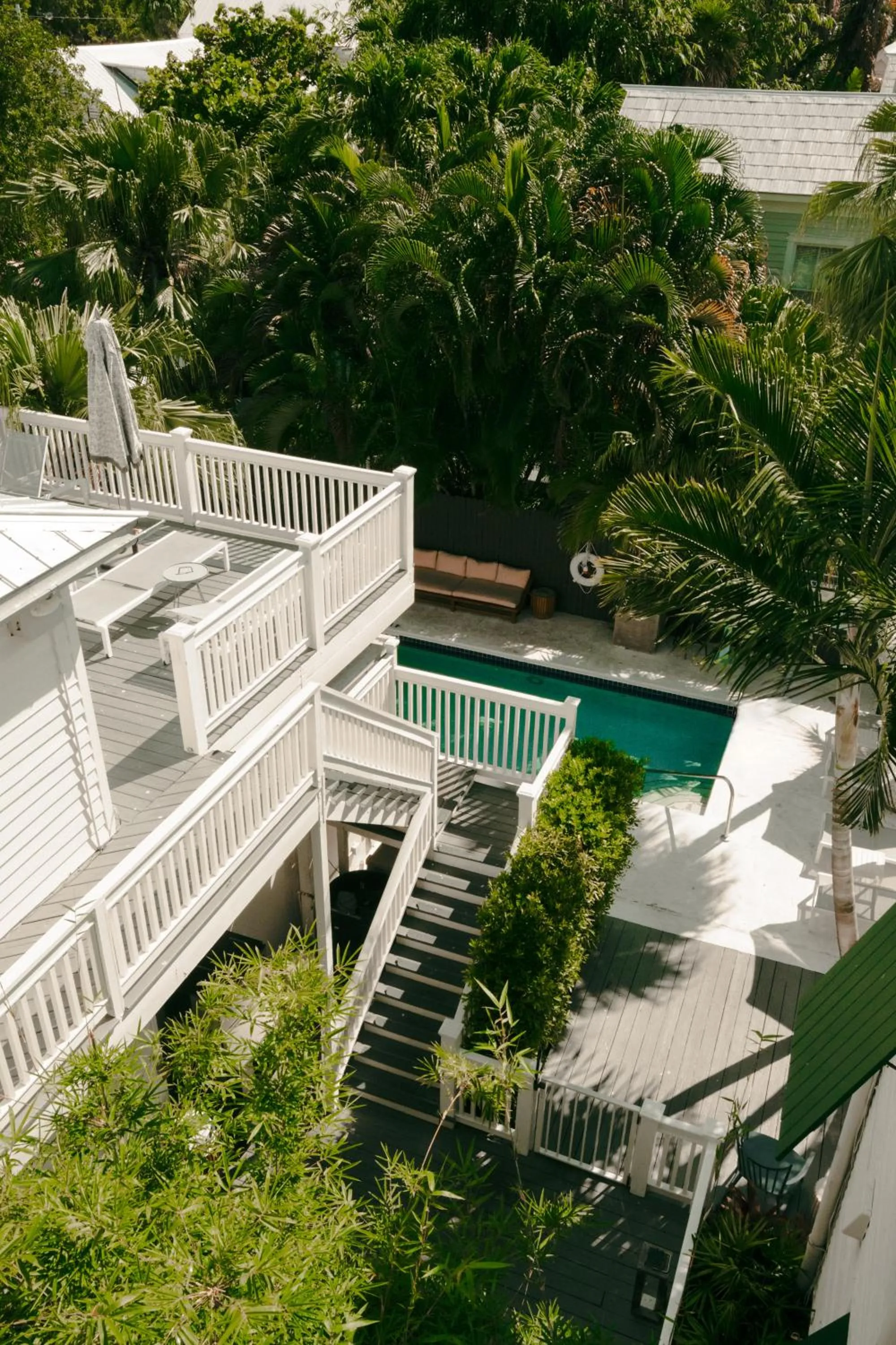 Pool view in Ridley House - Key West Historic Inns