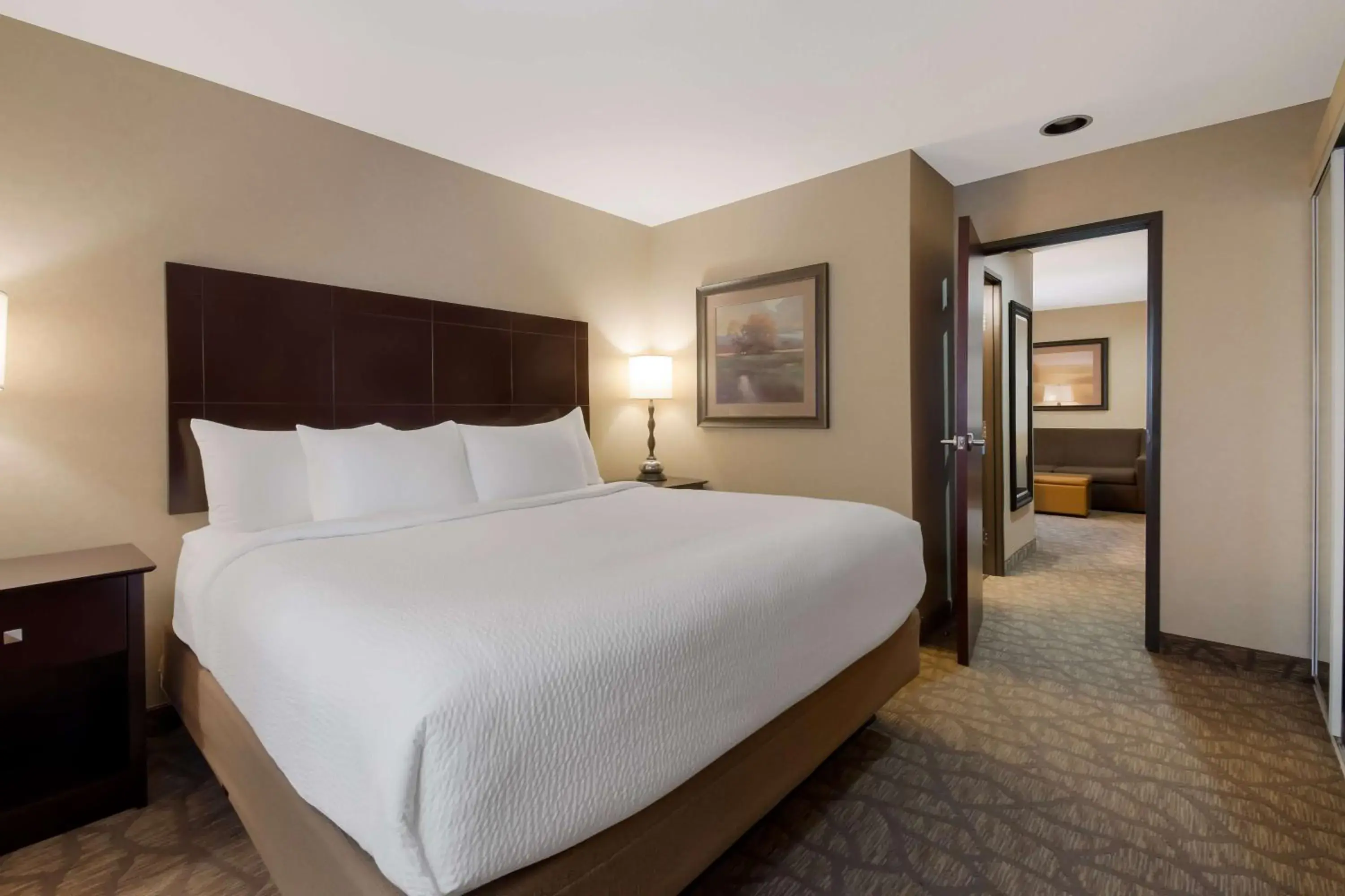 One-Bedroom King Suite with Sofa Bed and Wet Bar in Best Western University Inn and Suites One-Bedroom King Suite with Sofa Bed and Wet Bar in Best Western University Inn and Suites