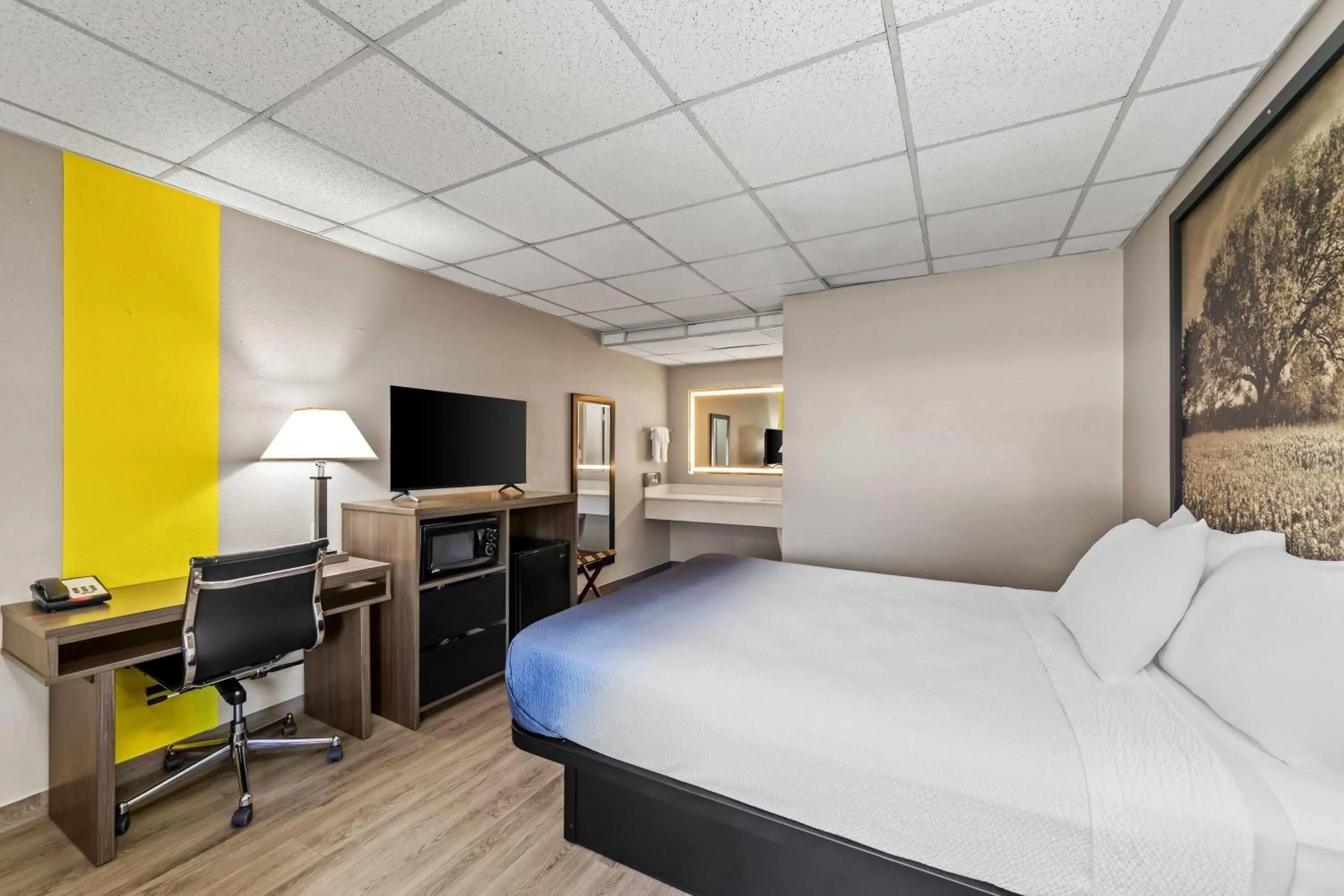 Bed in Super 8 by Wyndham Fredericksburg