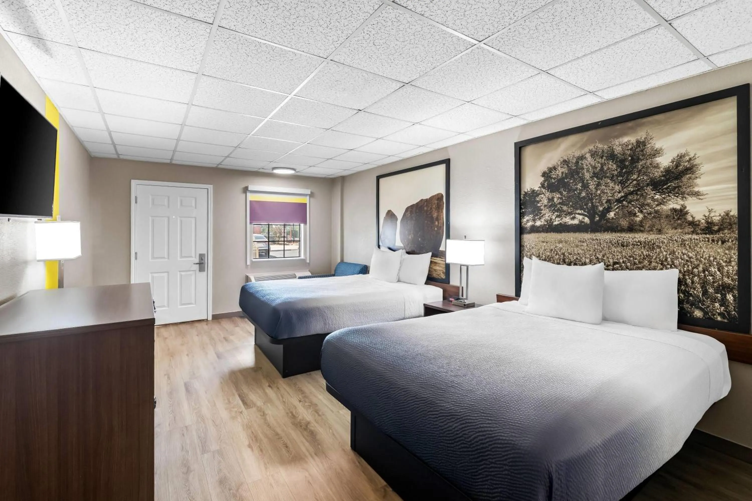 Bed in Super 8 by Wyndham Fredericksburg