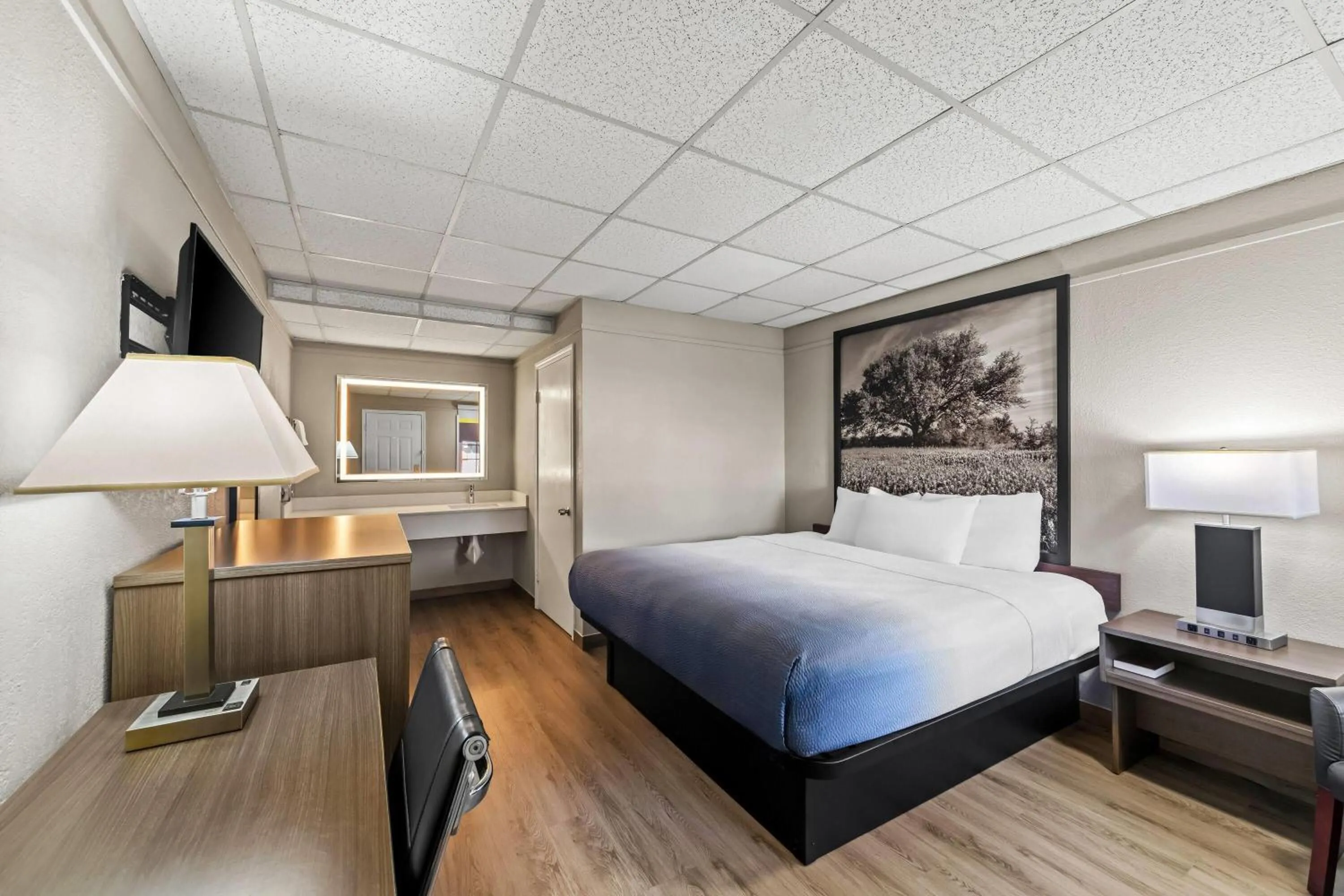 Bed in Super 8 by Wyndham Fredericksburg