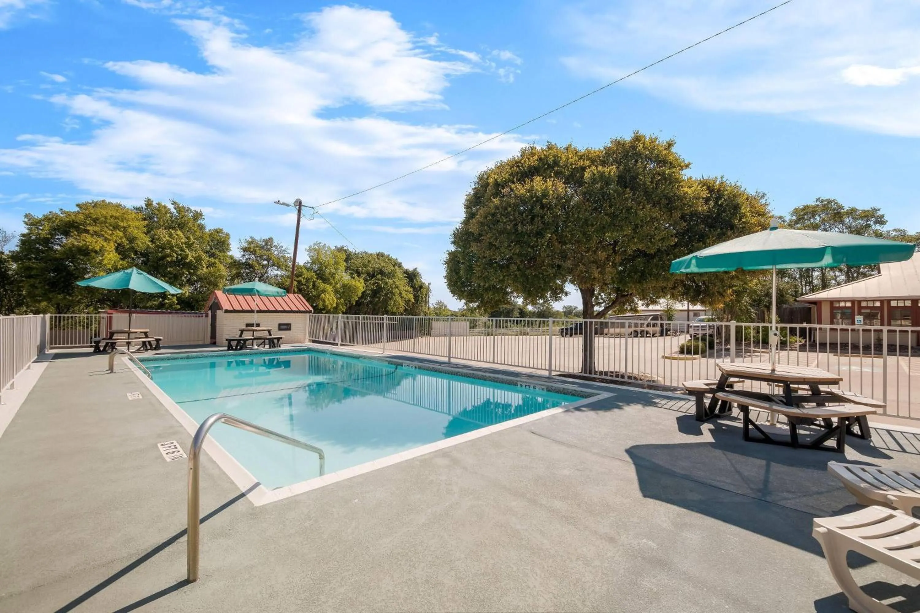 Swimming pool in Super 8 by Wyndham Fredericksburg