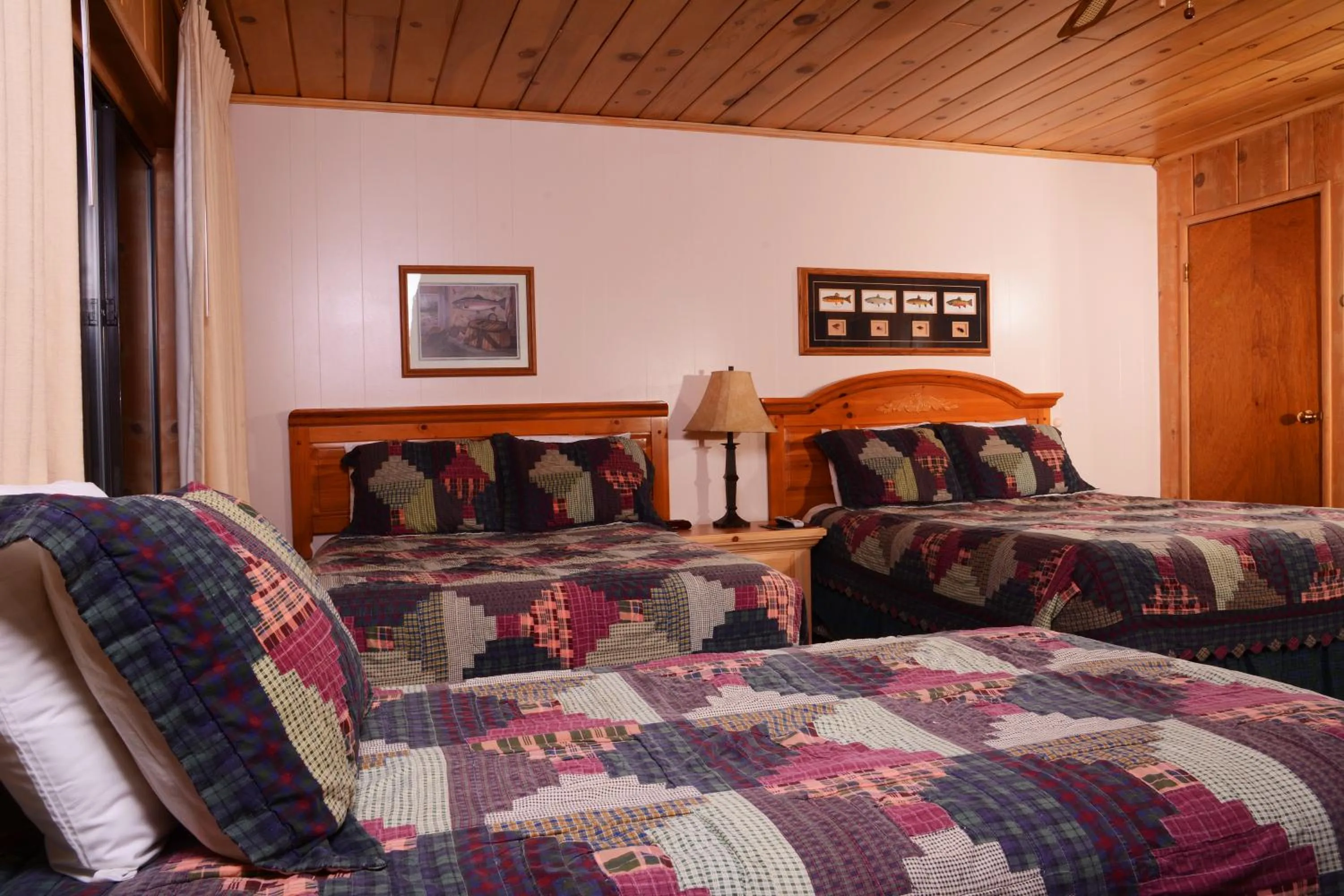 Bed in June Lake Motel