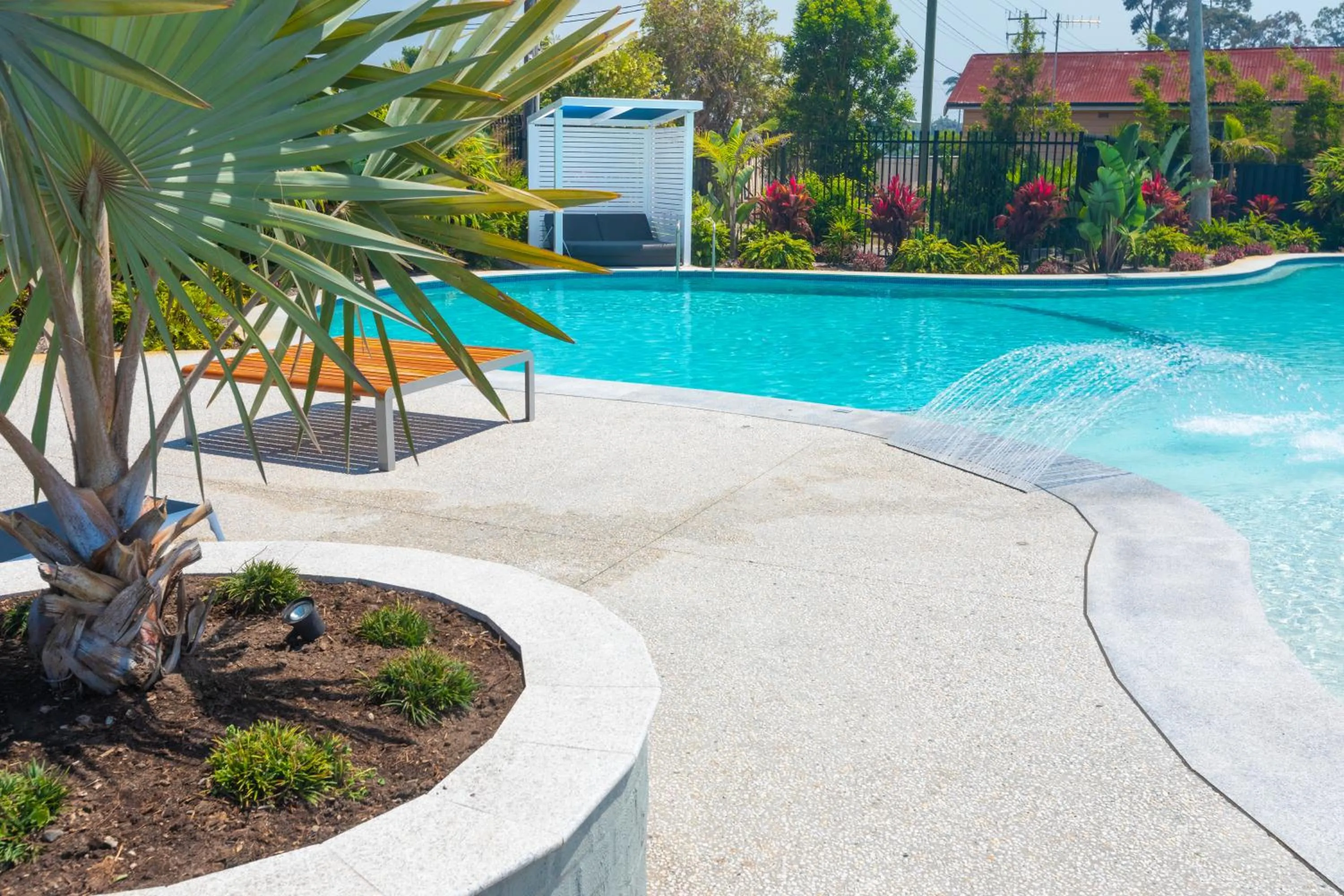 Swimming pool in Hotel Forster