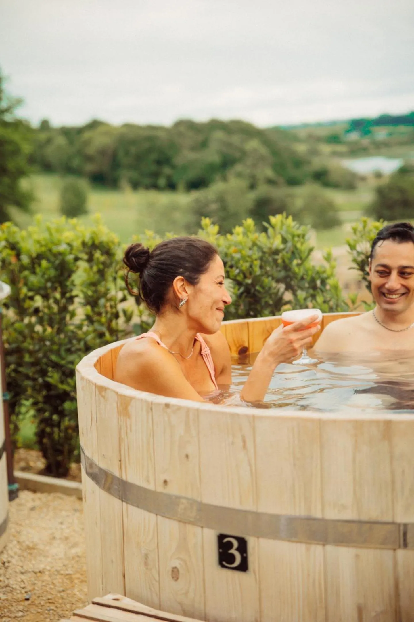Hot Tub in Glasson Lakehouse