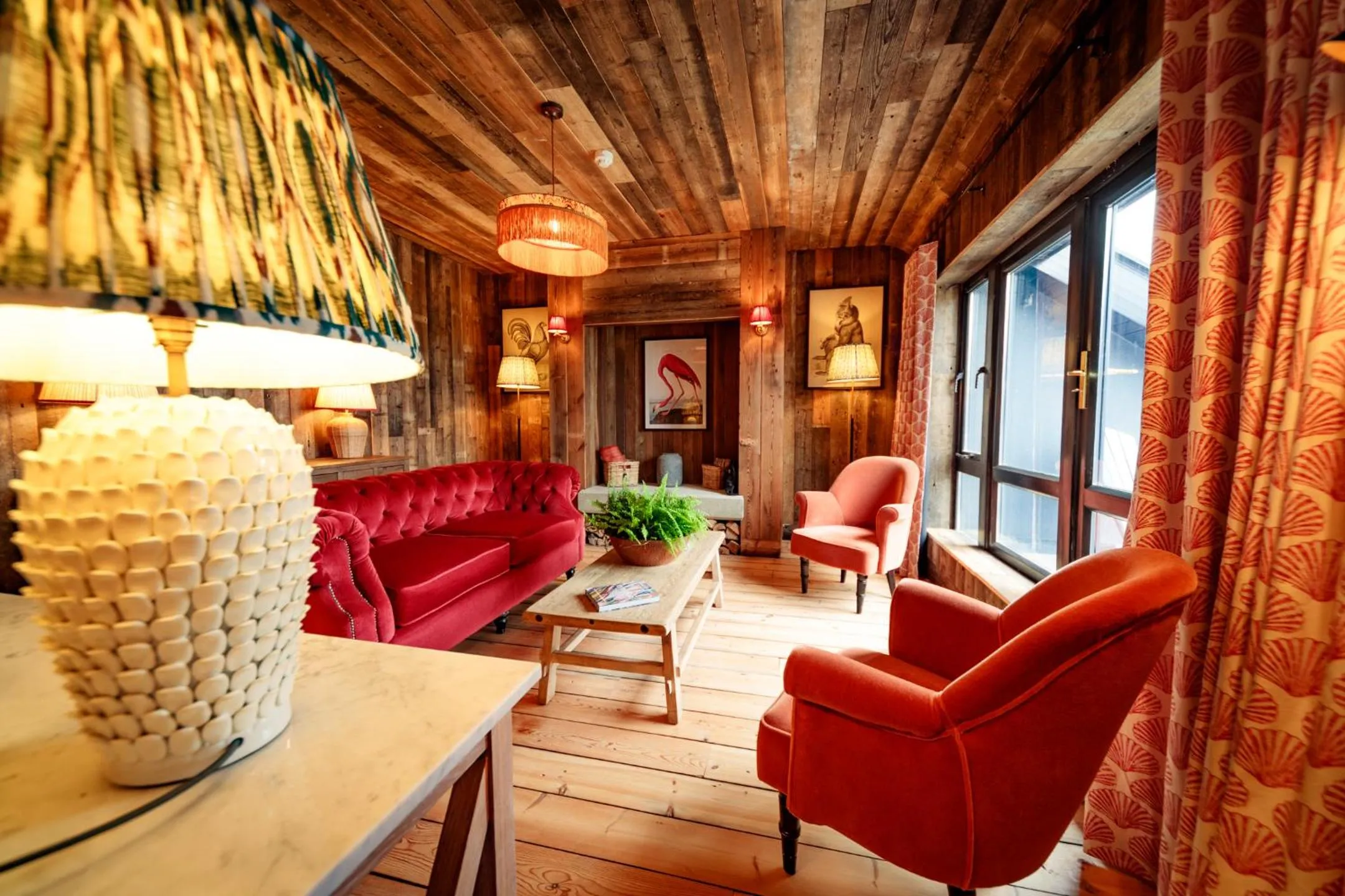 Living room in Glasson Lakehouse