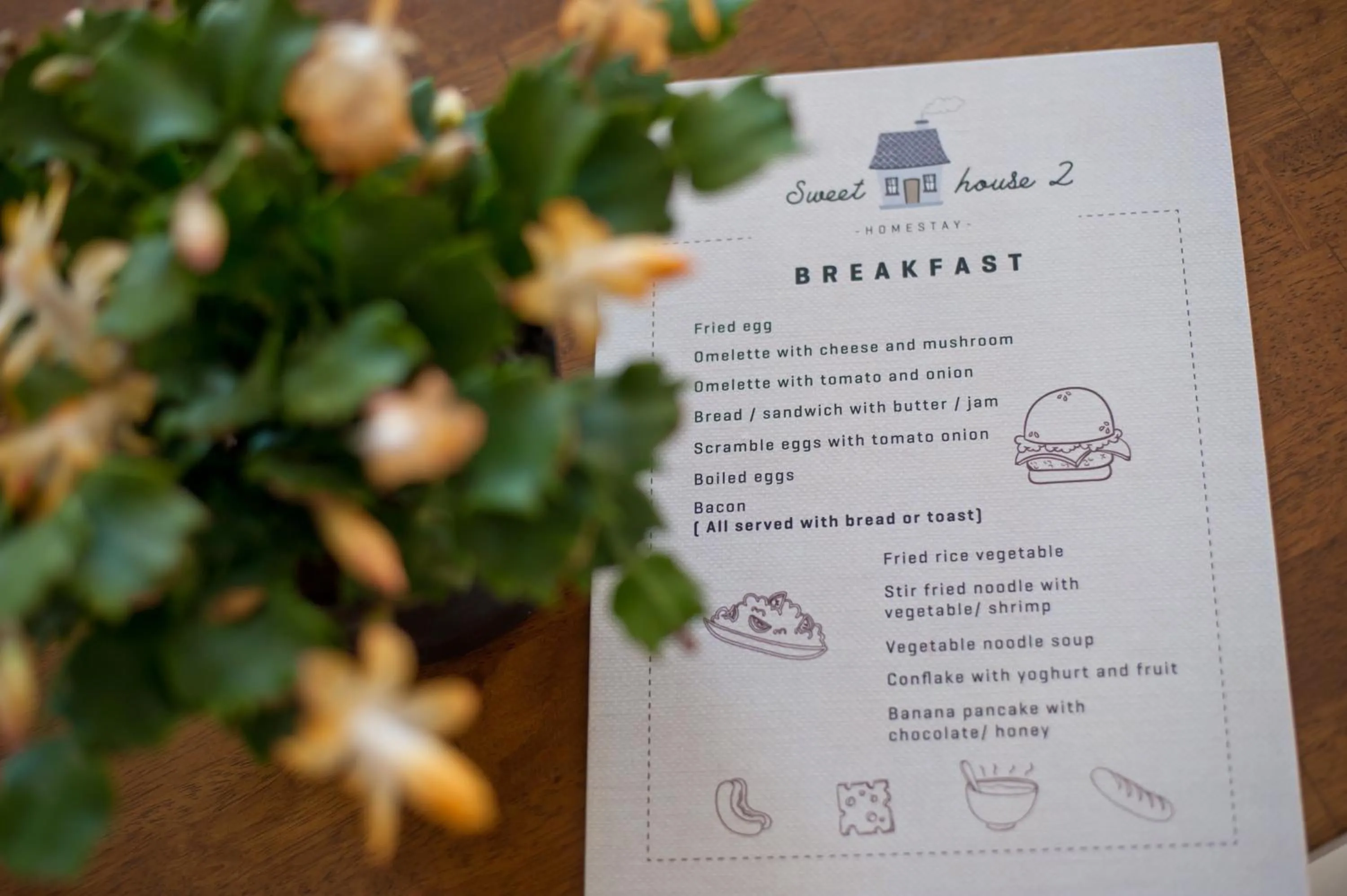 Breakfast in Hue Sweethouse 2 Homestay