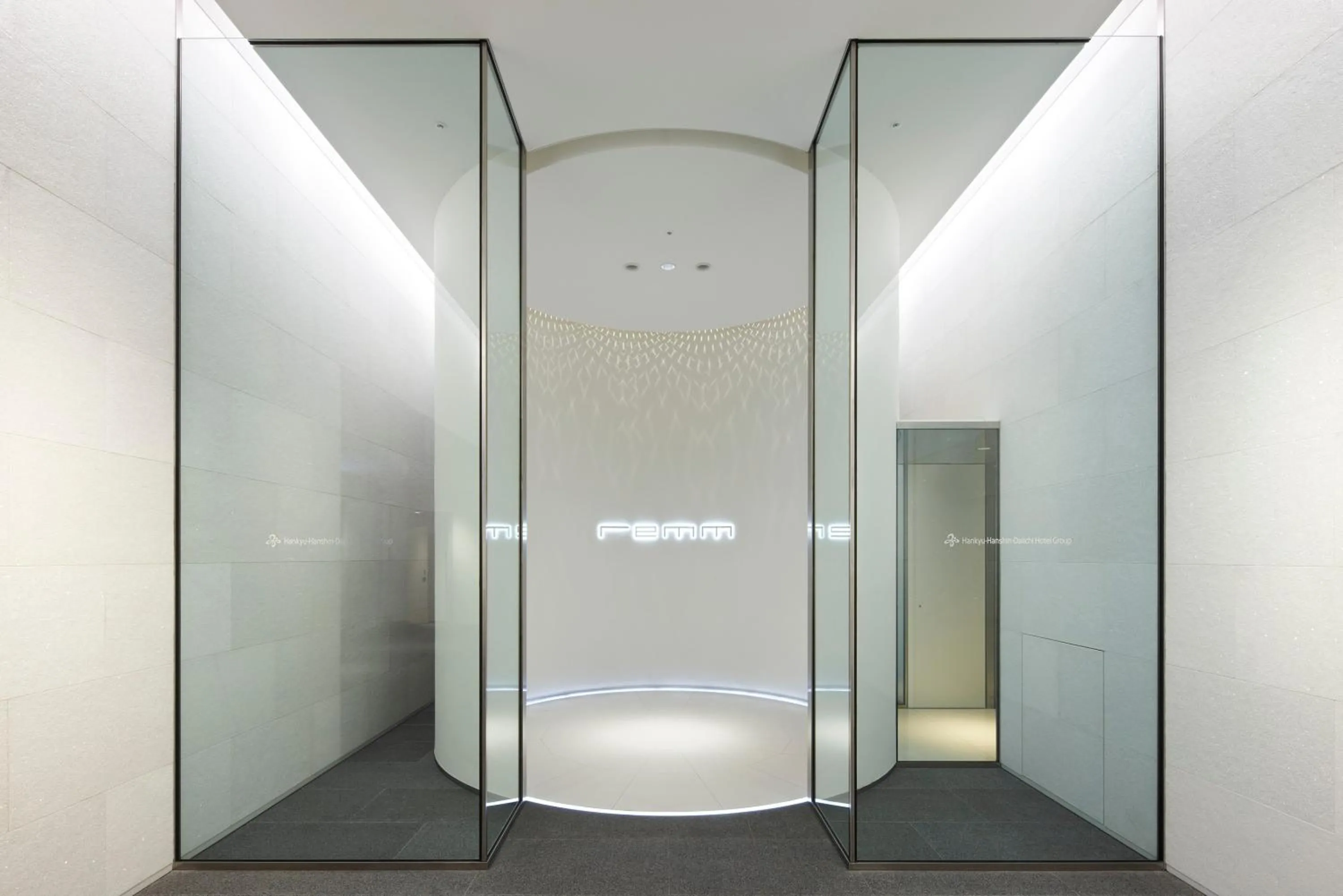 Lobby or reception in remm Shin-Osaka