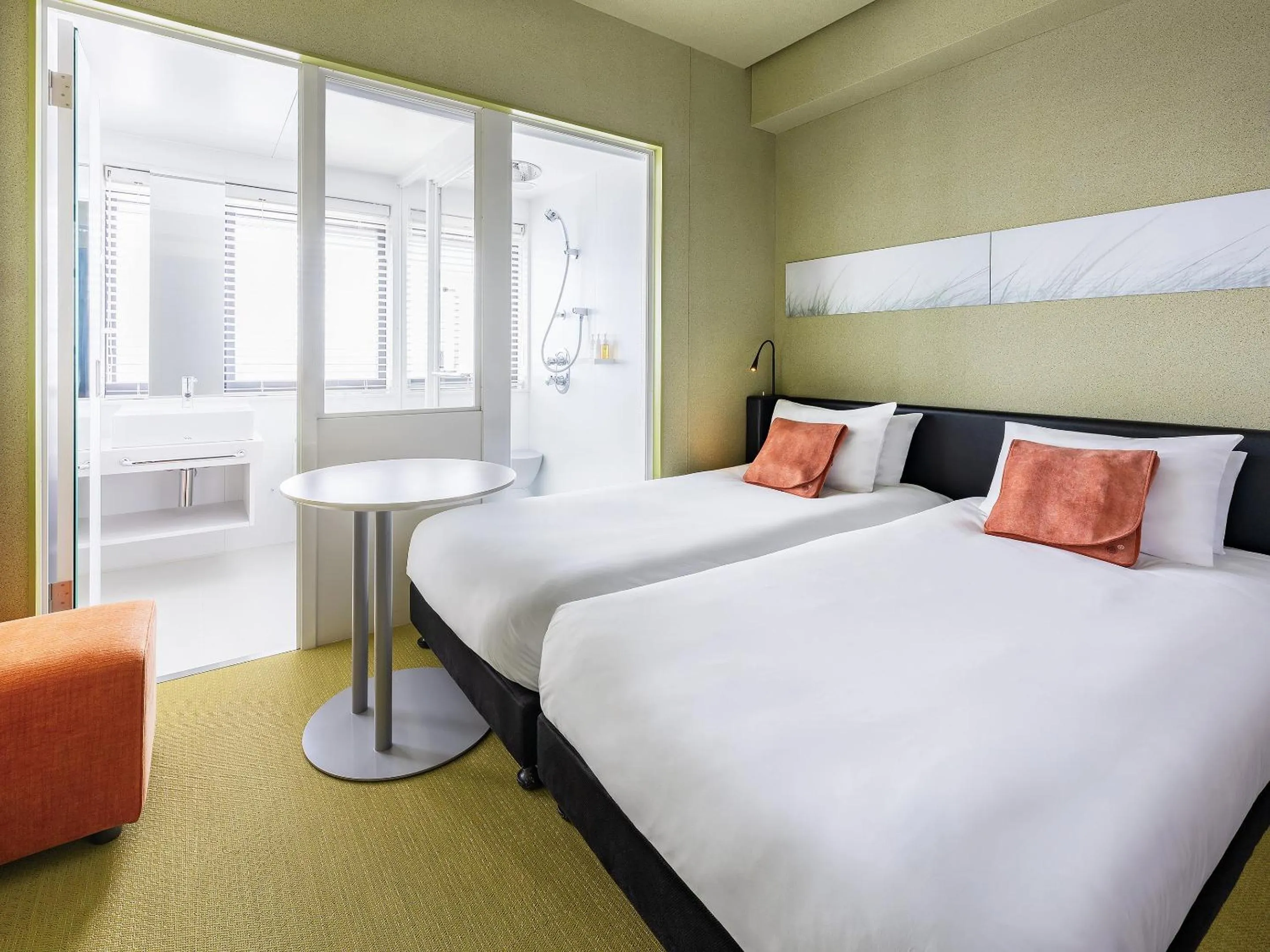 Bed in remm Shin-Osaka