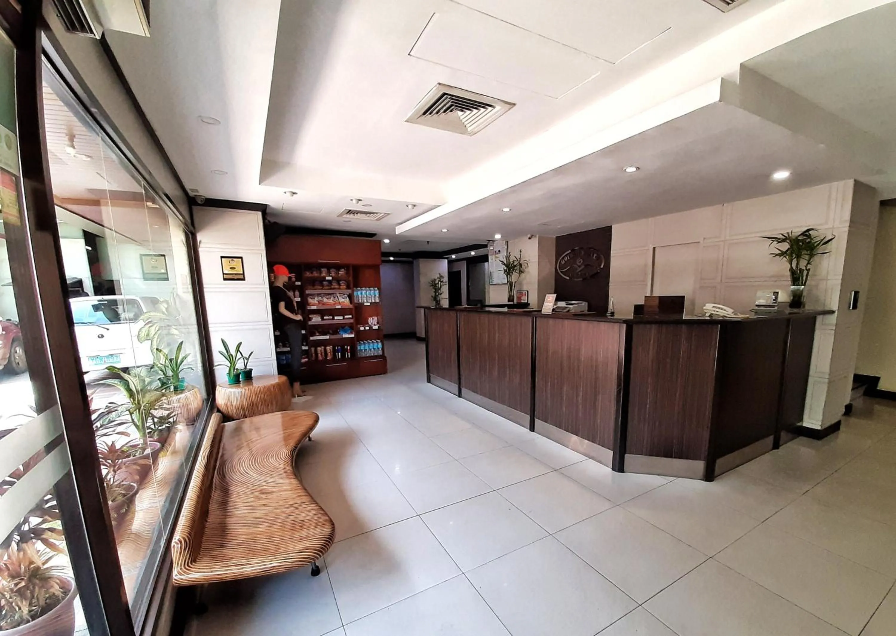 Lobby or reception in Golden Valley Hotel