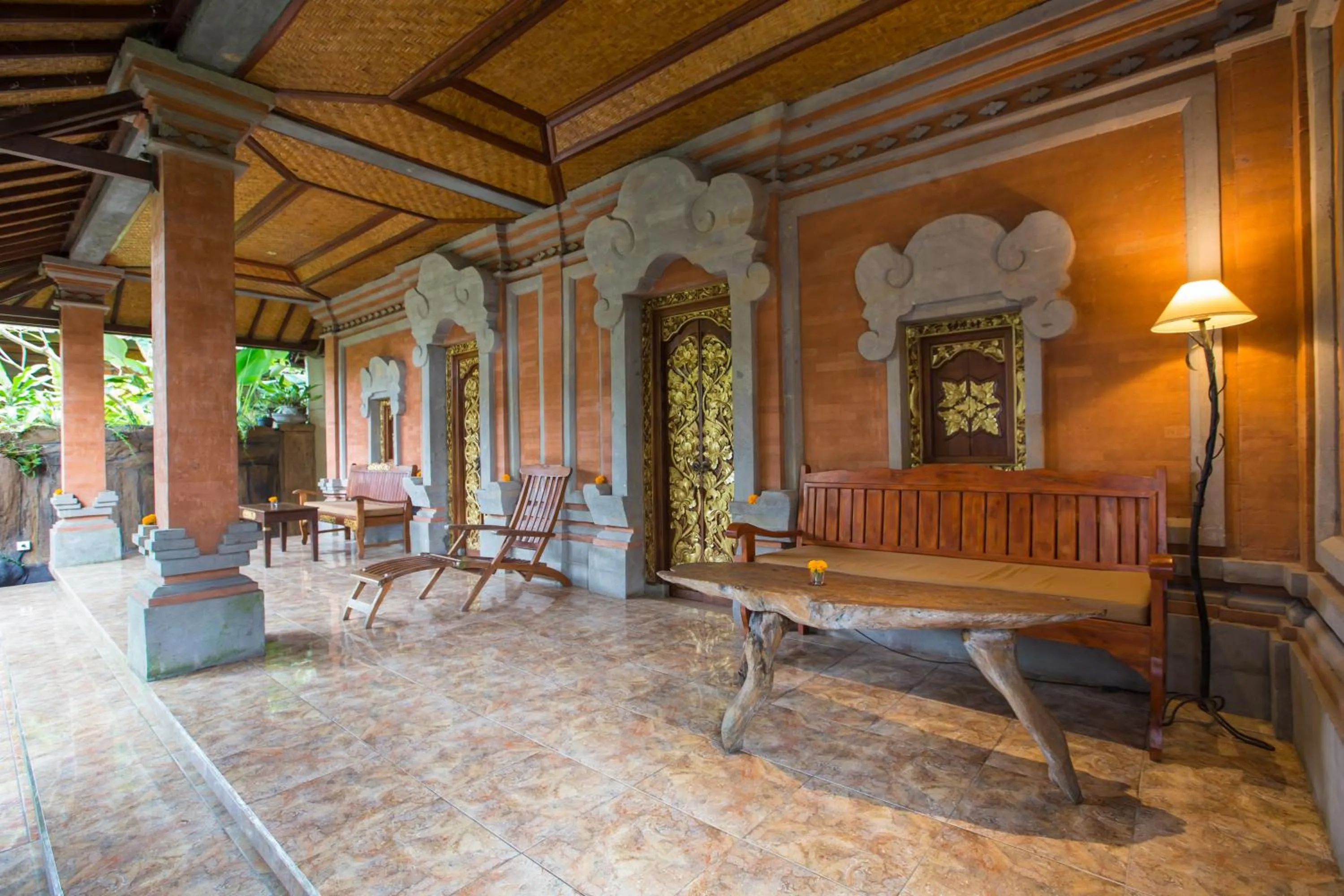 Seating area in Pondok Permata Homestay