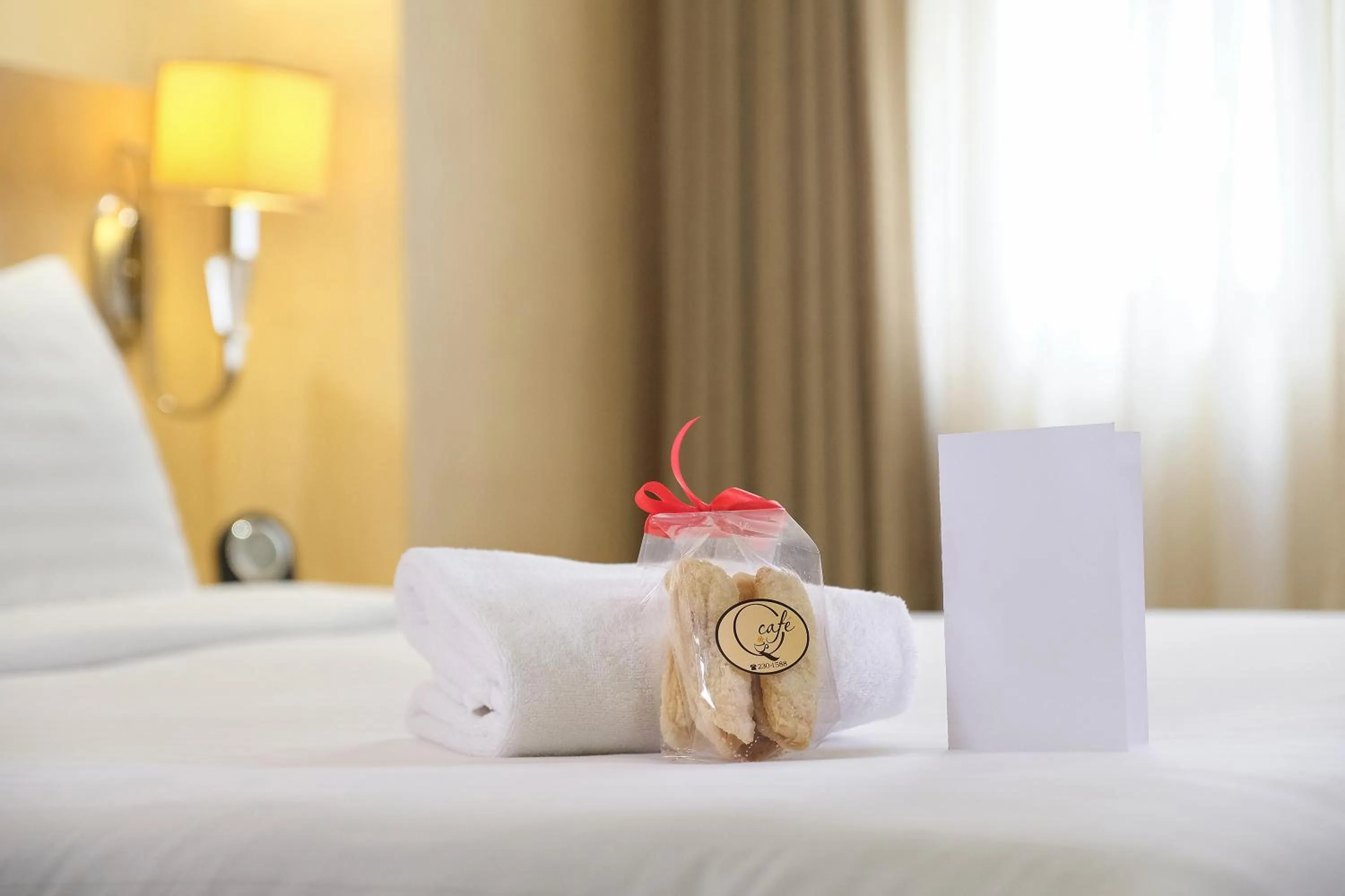Decorative detail, Bed in Golden Prince Hotel & Suites