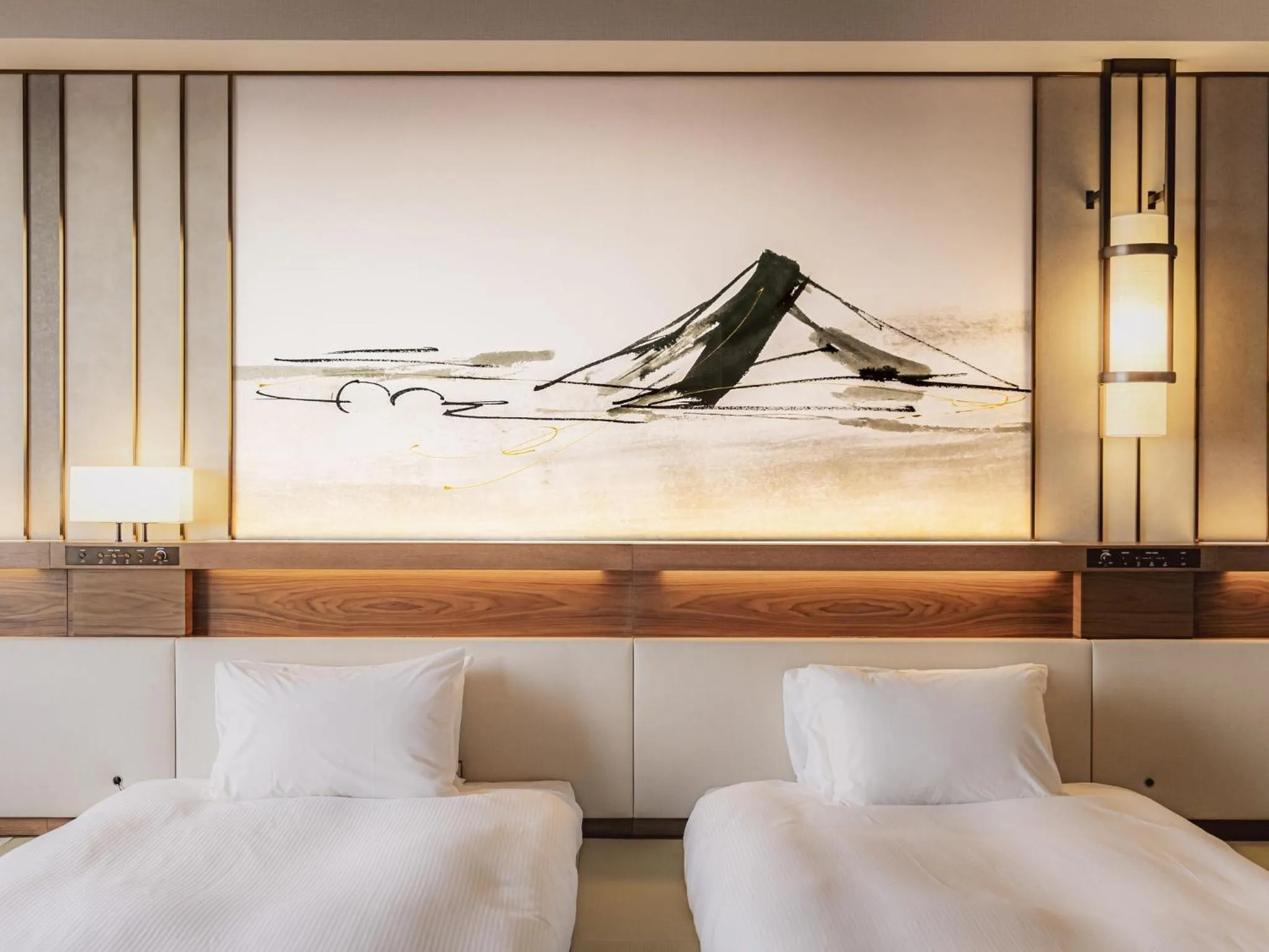 Bed in Asakusa View Hotel