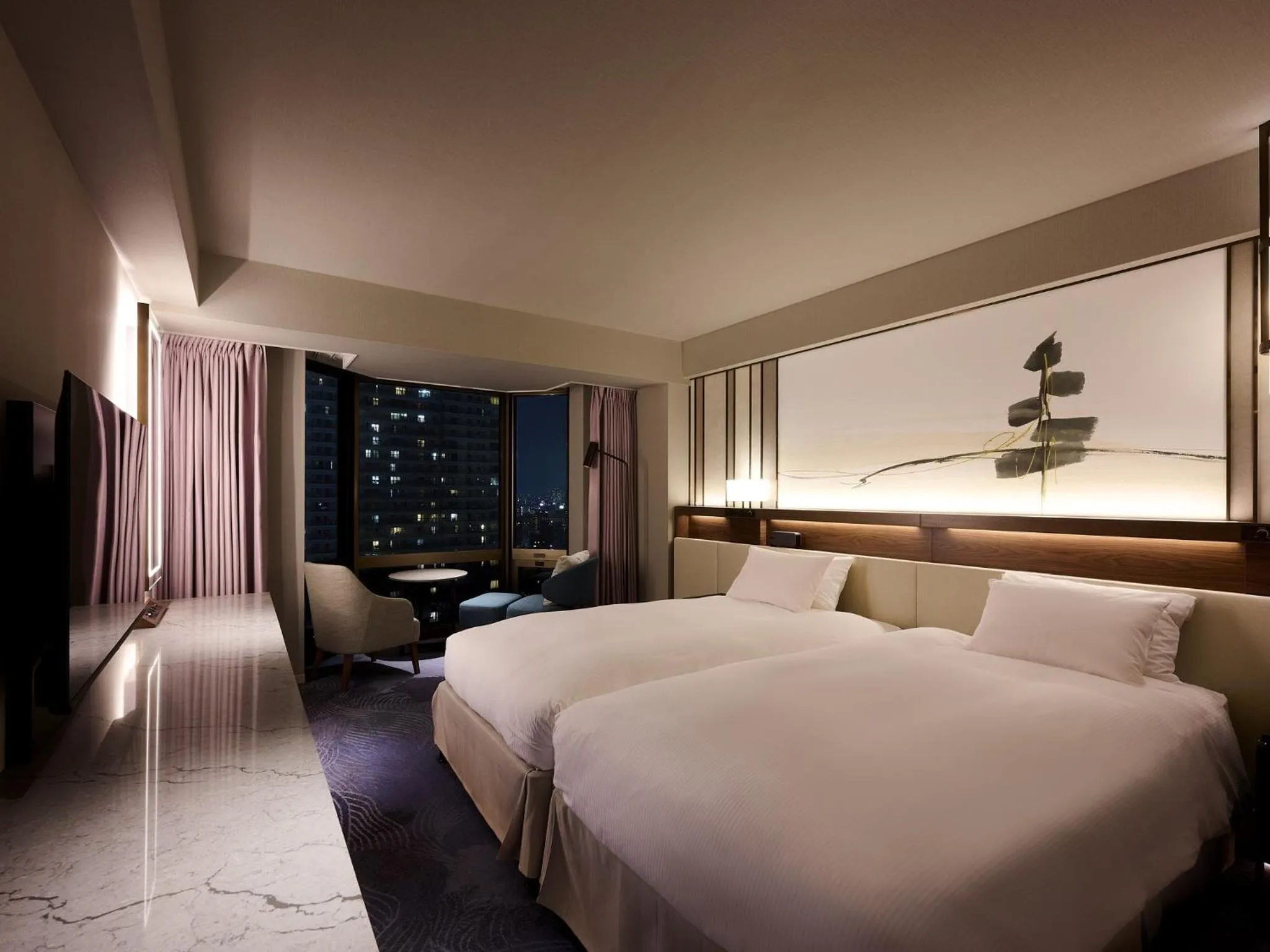 Bed in Asakusa View Hotel