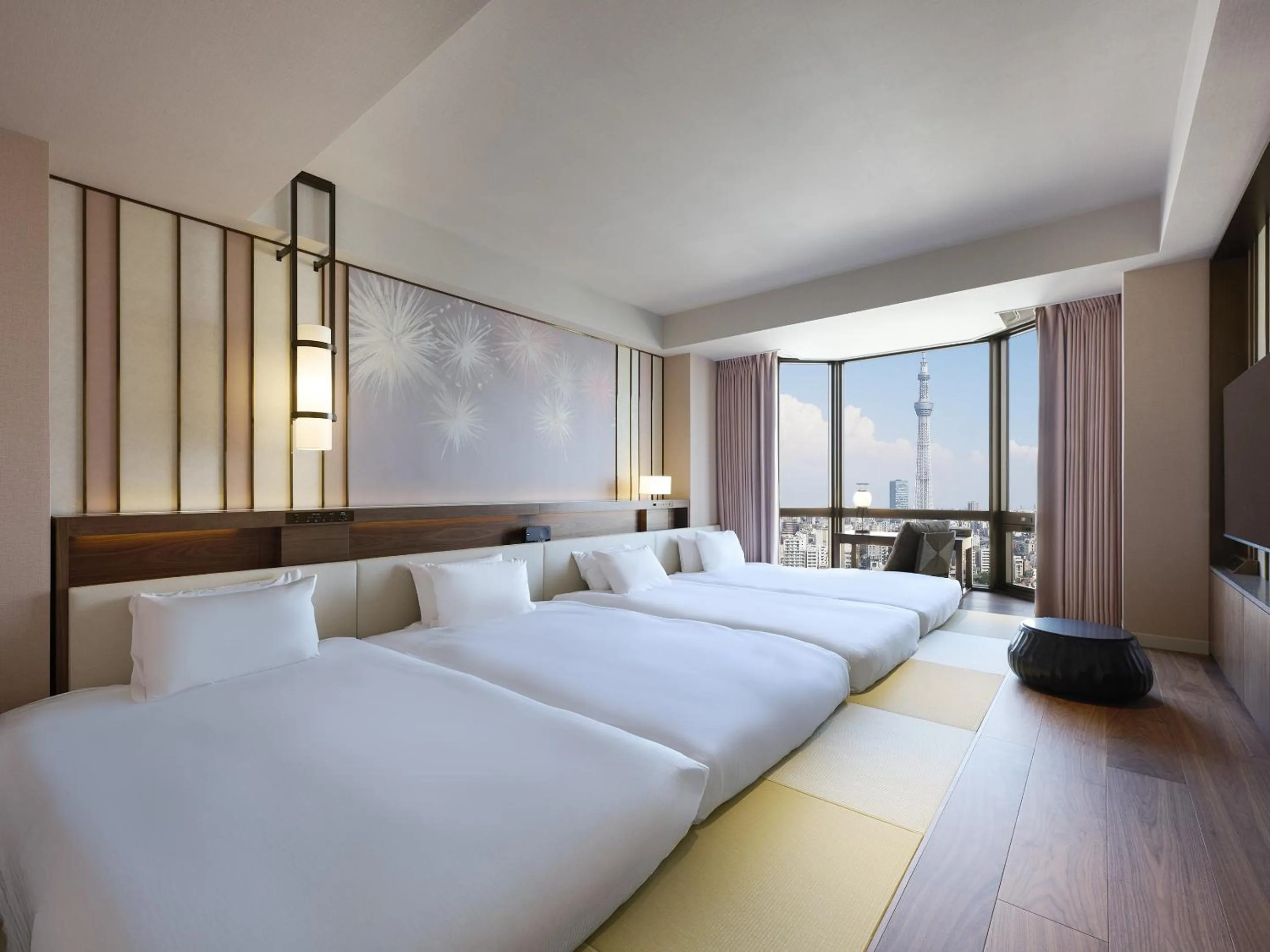 Bed in Asakusa View Hotel