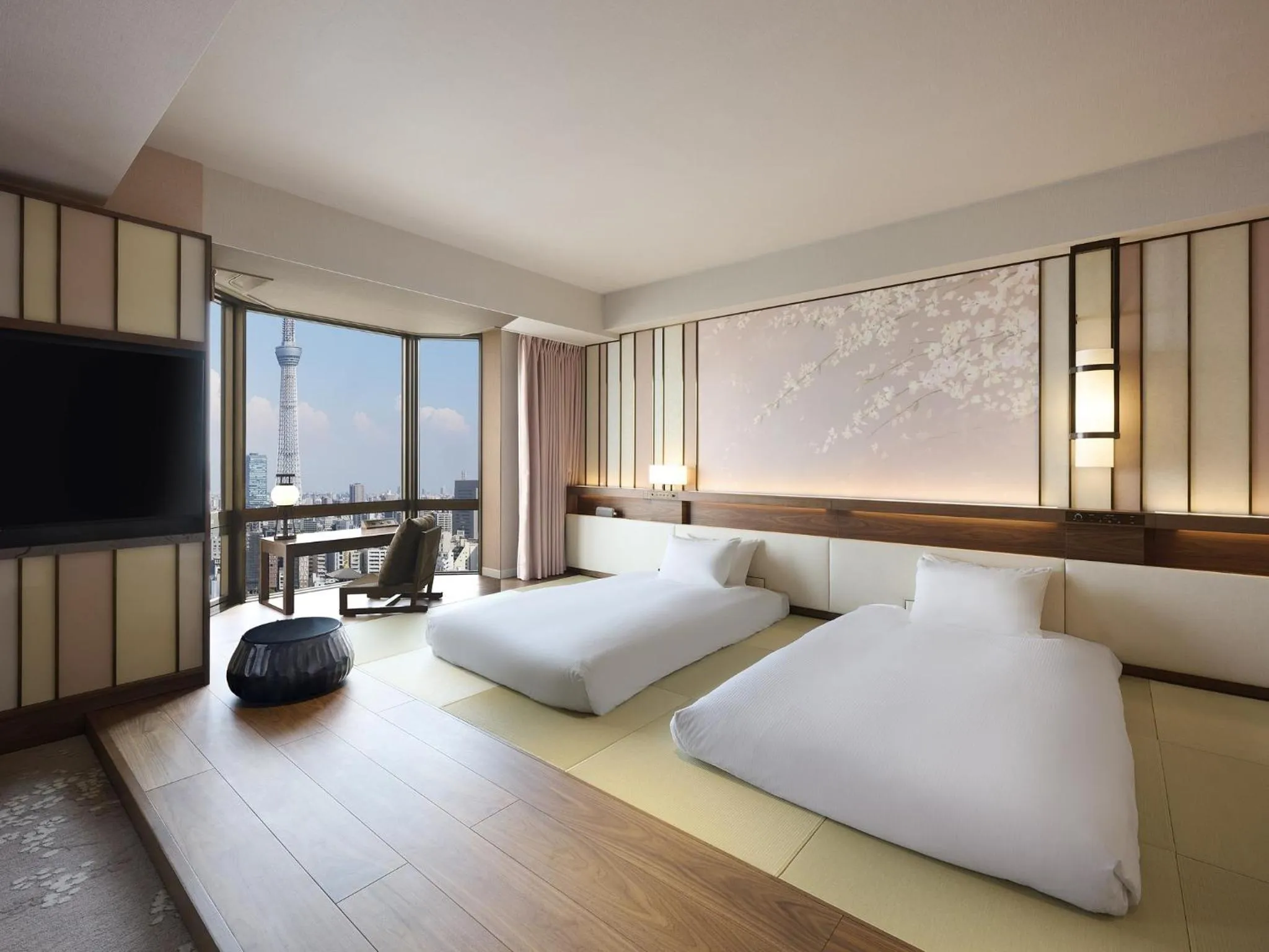 Bed in Asakusa View Hotel